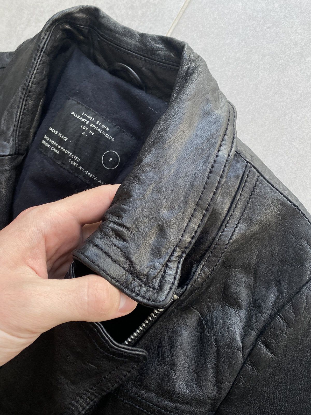 Allsaints Allsaints Leather Jacket Size S / US 4 / IT 40 - 7 Thumbnail