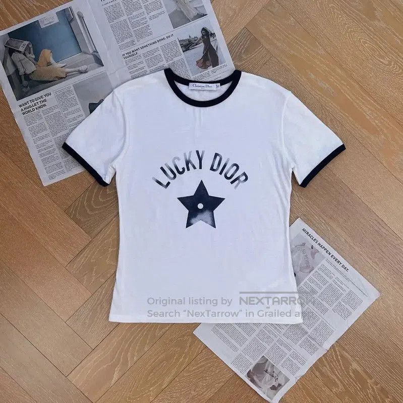 Dior Dior Women's Lucky Star Graphic T. Size S / US 4 / IT 40 - 1 Thumbnail