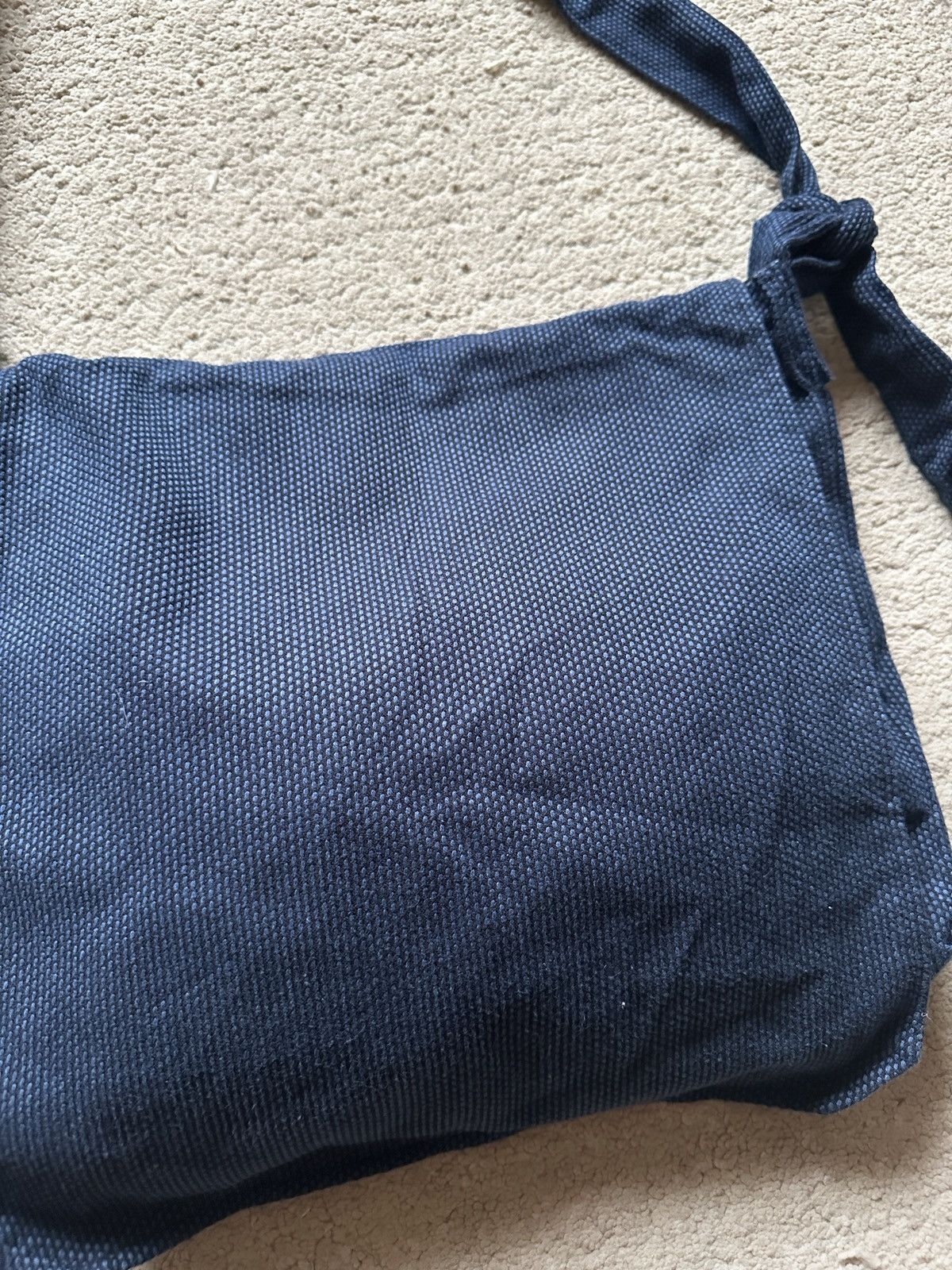 Japanese Brand 1990s Japanese Indigo Zudabukuro Kendo Sling Bag Size ONE SIZE - 4 Thumbnail