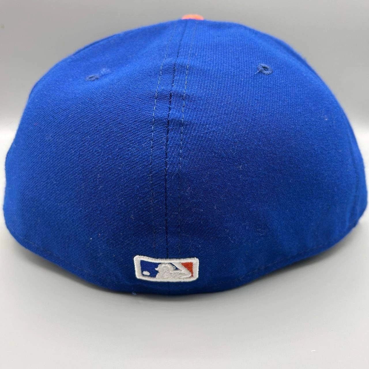 New Era New York Mets Hat Men 7 5/8 Blue Black Embroidered Fitted Size ONE SIZE - 7 Thumbnail