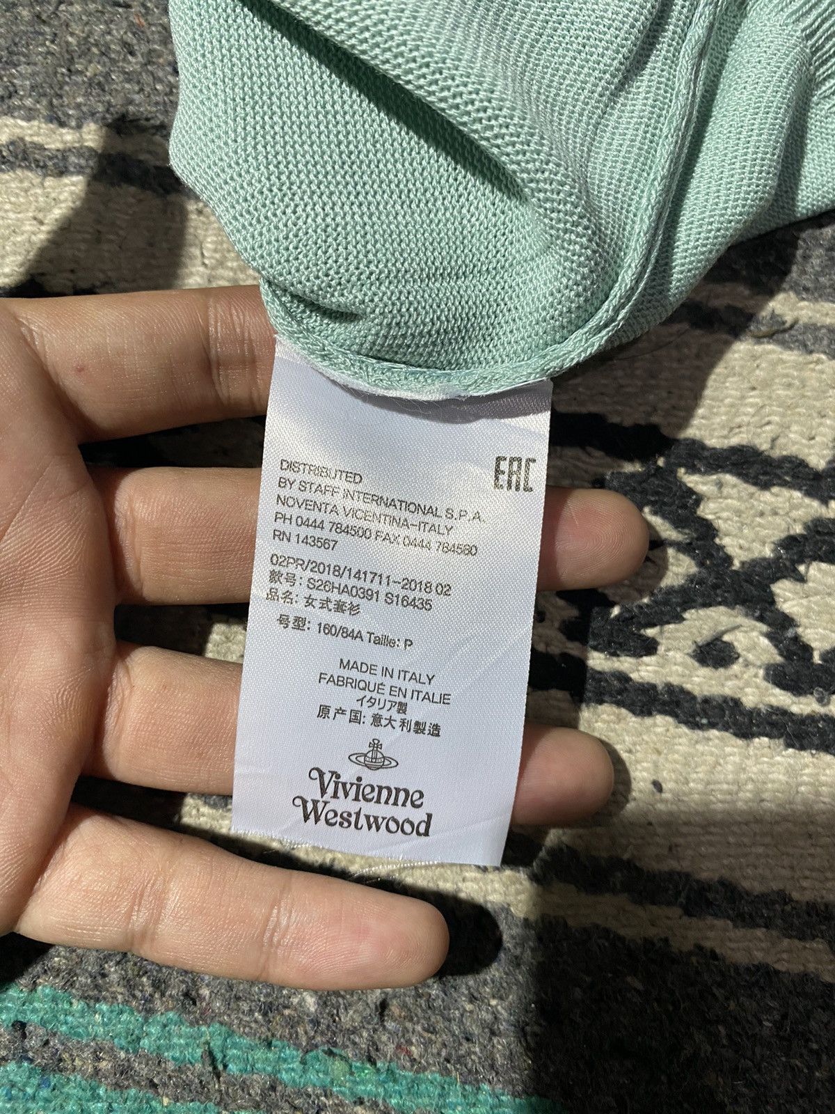 Vivienne Westwood Viviene Westwood Orb-embroidered Knitted T-shirt Size S / US 4 / IT 40 - 5 Thumbnail