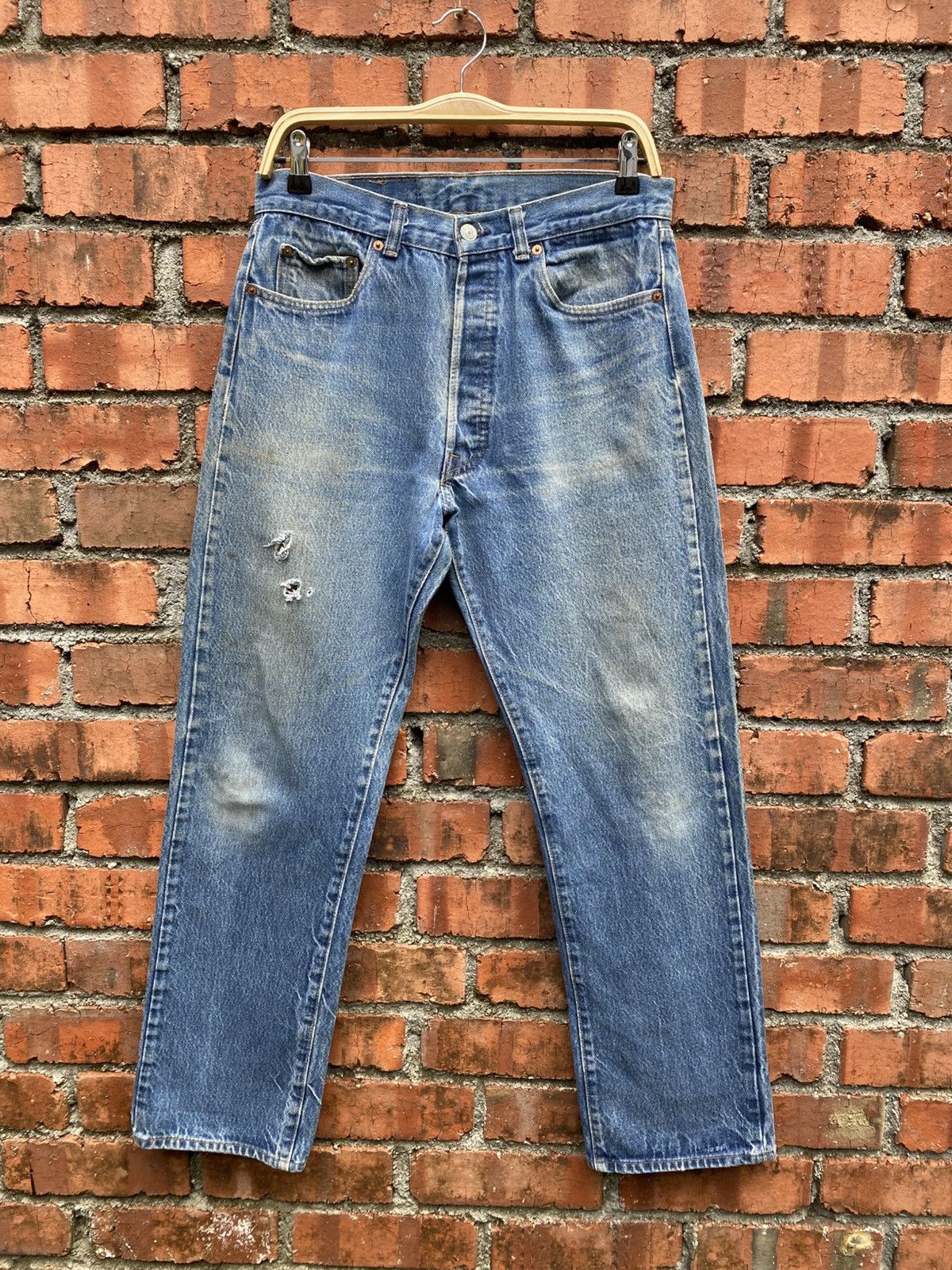 Levi's Vintage Clothing W32x30.5 Vintage levi's 501 made in USA 80s Size US 32 / EU 48 - 1 Thumbnail