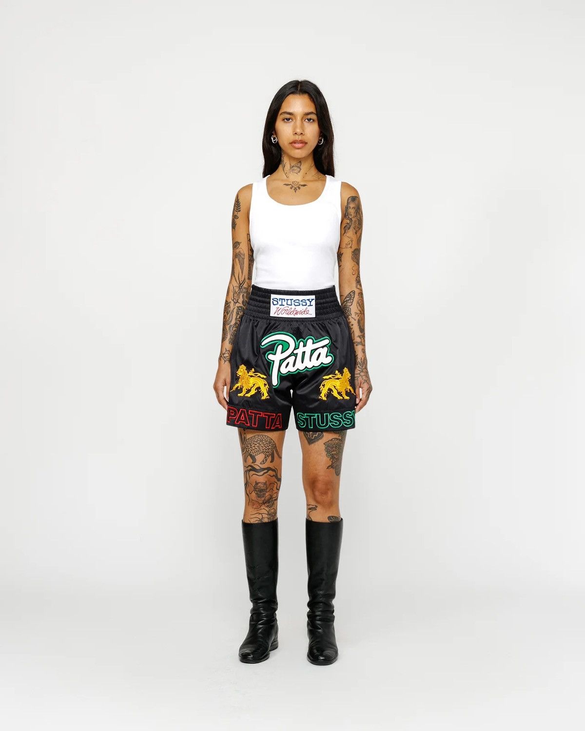 Stussy x Patta Boxing Short Black Men's - SS24 - US