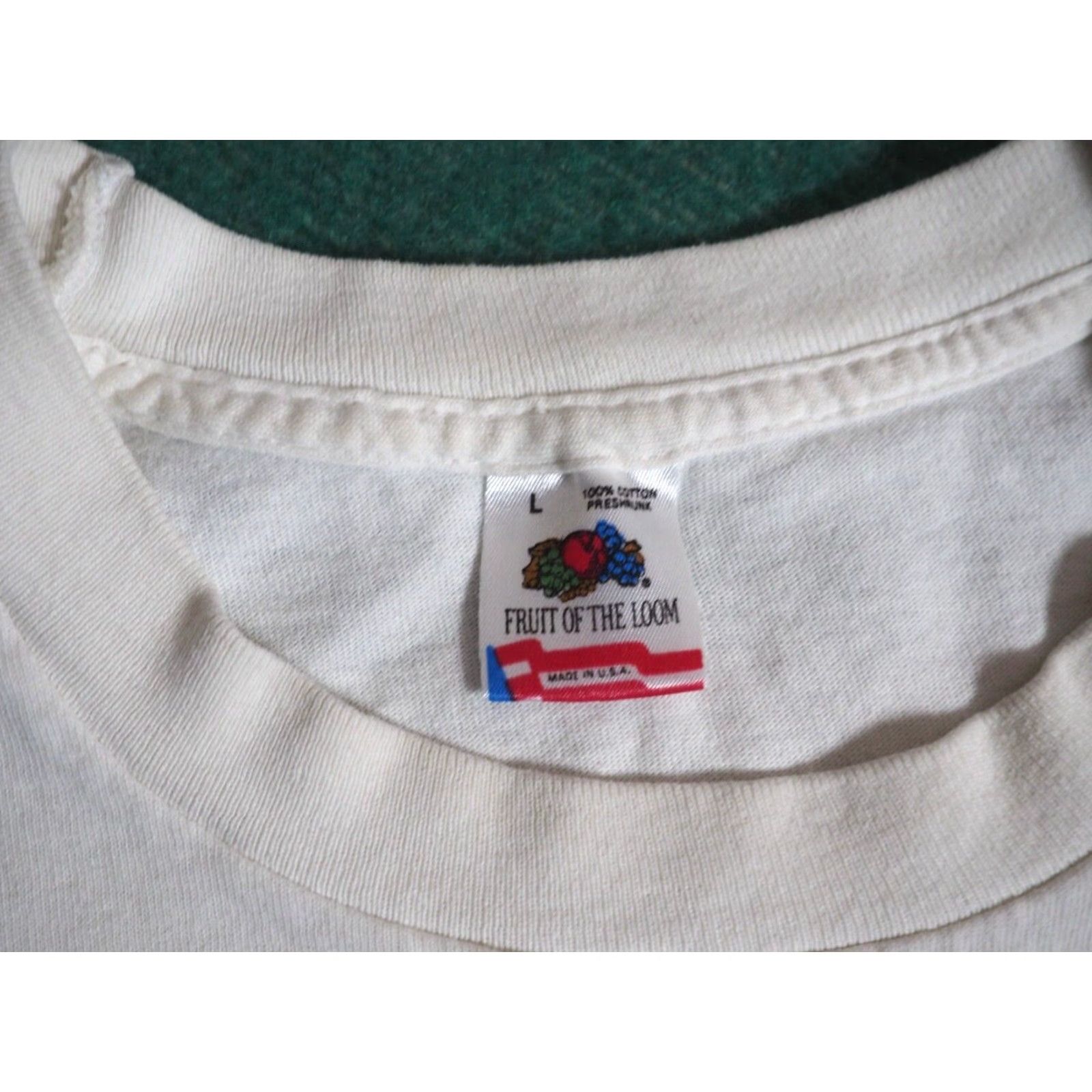 Vintage VINTAGE Chevrolet Street Distress USA Tee T-Shirt L White 1980s Graphic Tee Men Size US L / EU 52-54 / 3 - 3 Thumbnail