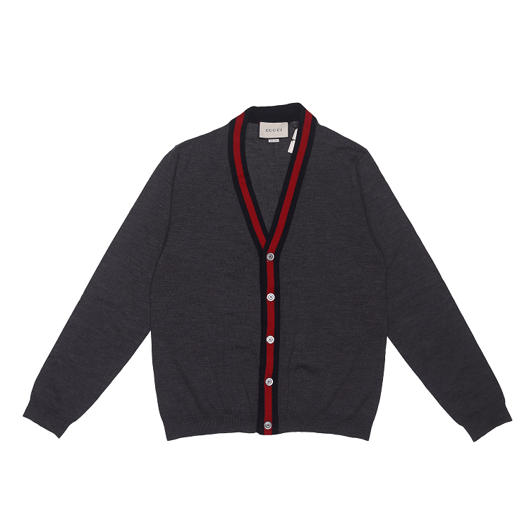 Gucci Gucci Casual Comfortable Knitted Cardigan Gray Size US XL / EU 56 / 4 - 1 Thumbnail