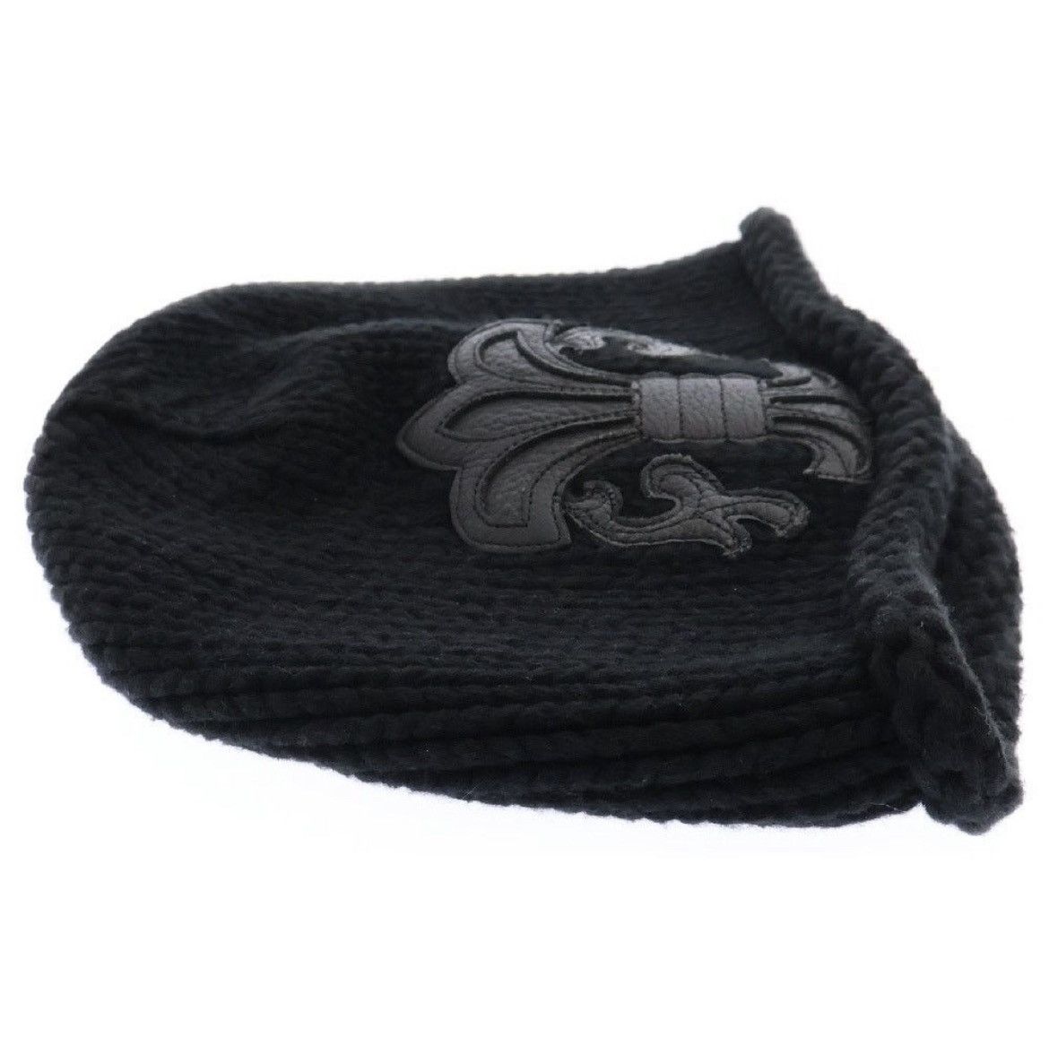 Chrome Hearts Chrome Hearts Black/Silver Flare Beanie Size ONE SIZE - 4 Thumbnail