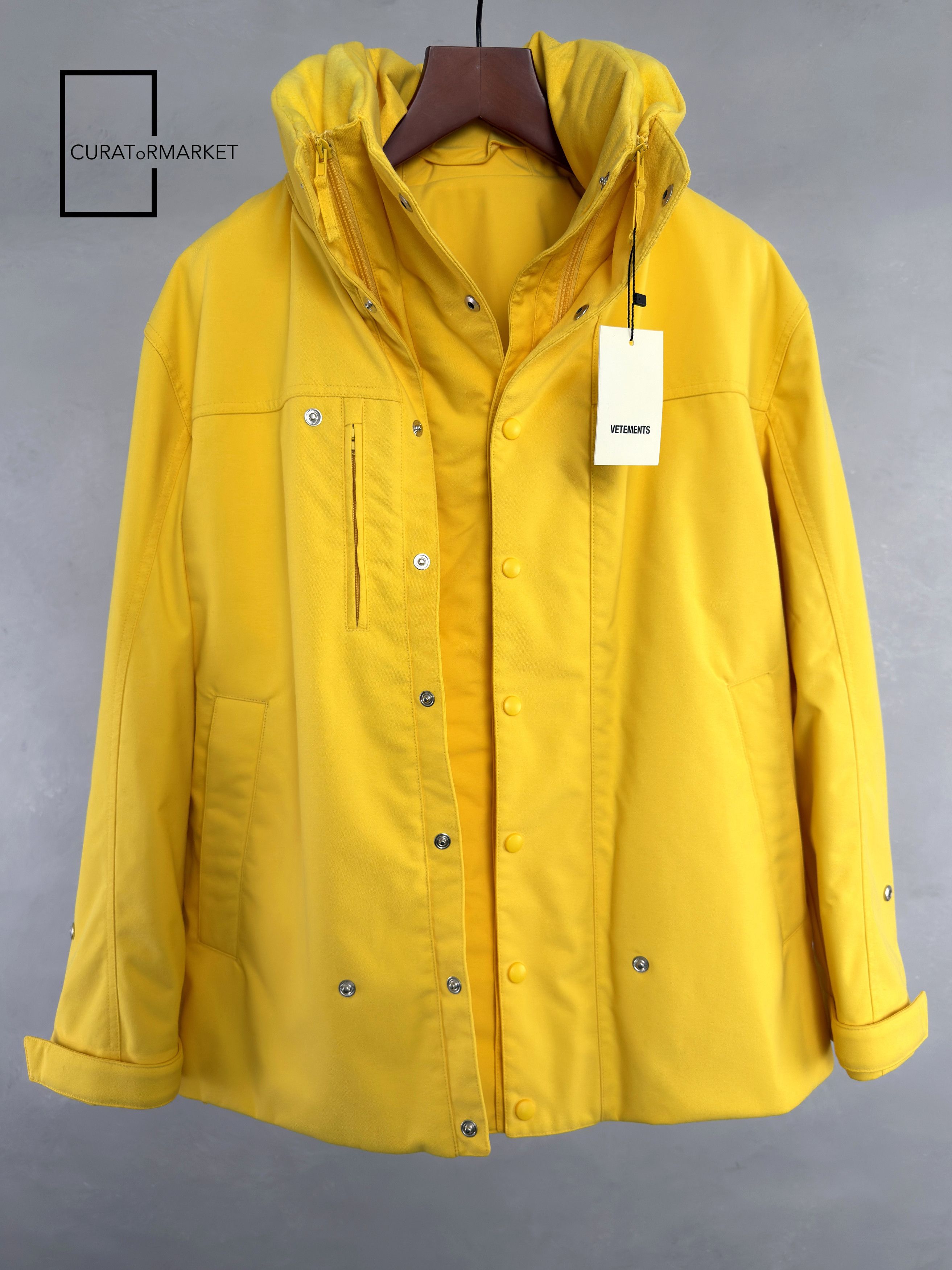 Vetements Oversized Demna Angela Reversible Double Sided Hood FW18 Size US S / EU 44-46 / 1 - 2 Thumbnail