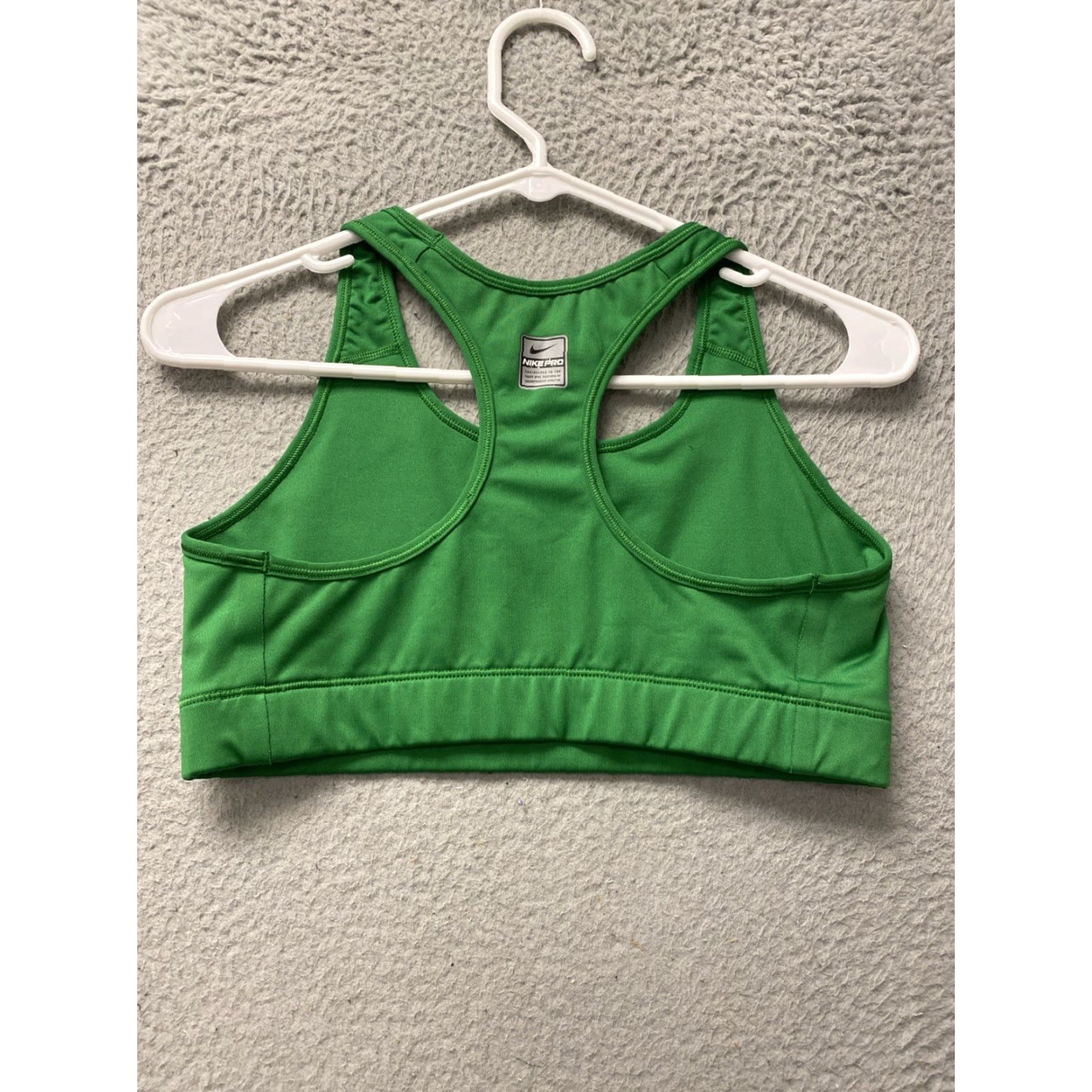 Nike VINTAGE Nike Sports Bra Top Womens M Green Dri-FIT Workout Gym Activewear Racerback Size M / US 6-8 / IT 42-44 - 6 Thumbnail