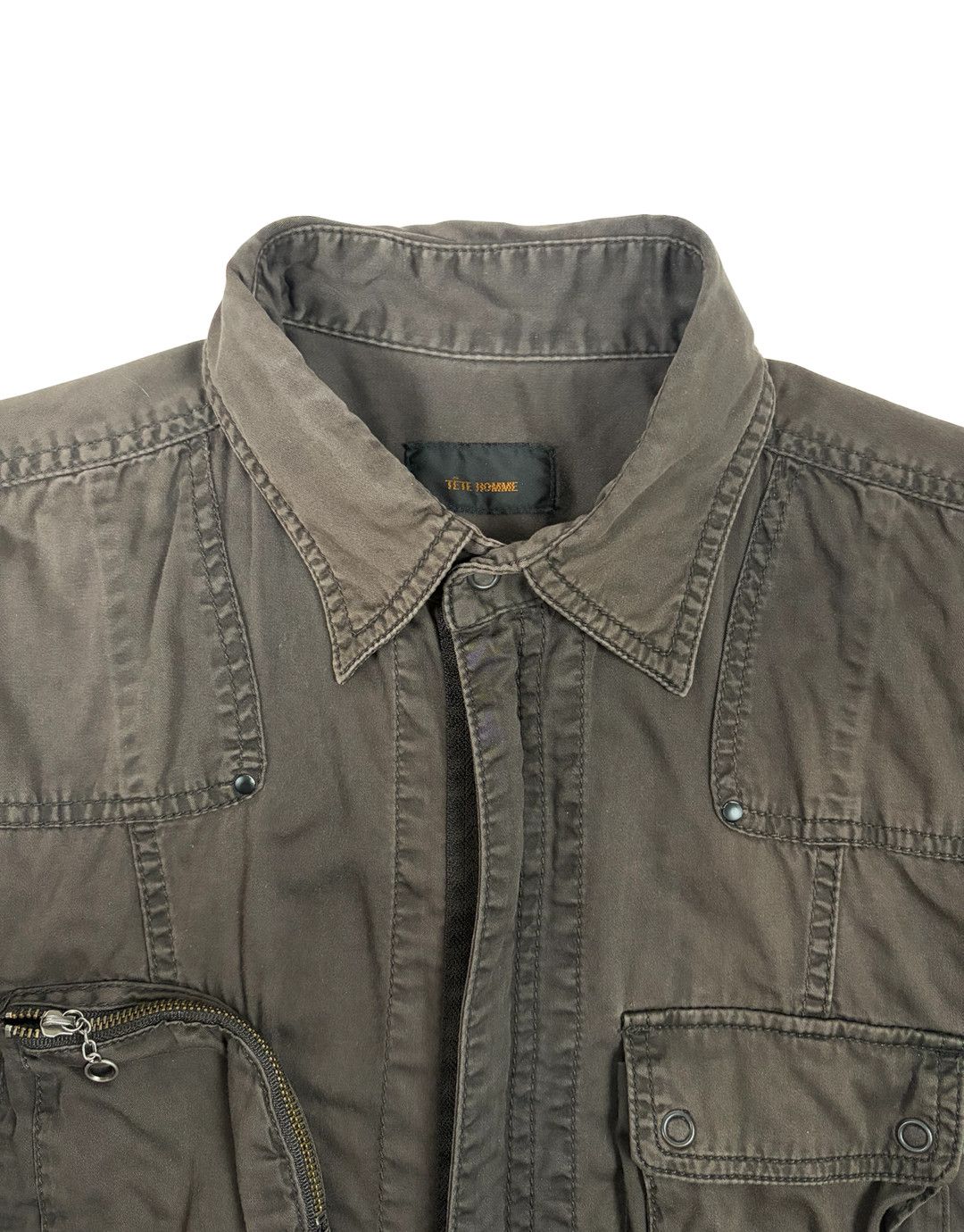 Tete Homme Tete Homme Cargo Pocket Shirt Size US S / EU 44-46 / 1 - 3 Thumbnail