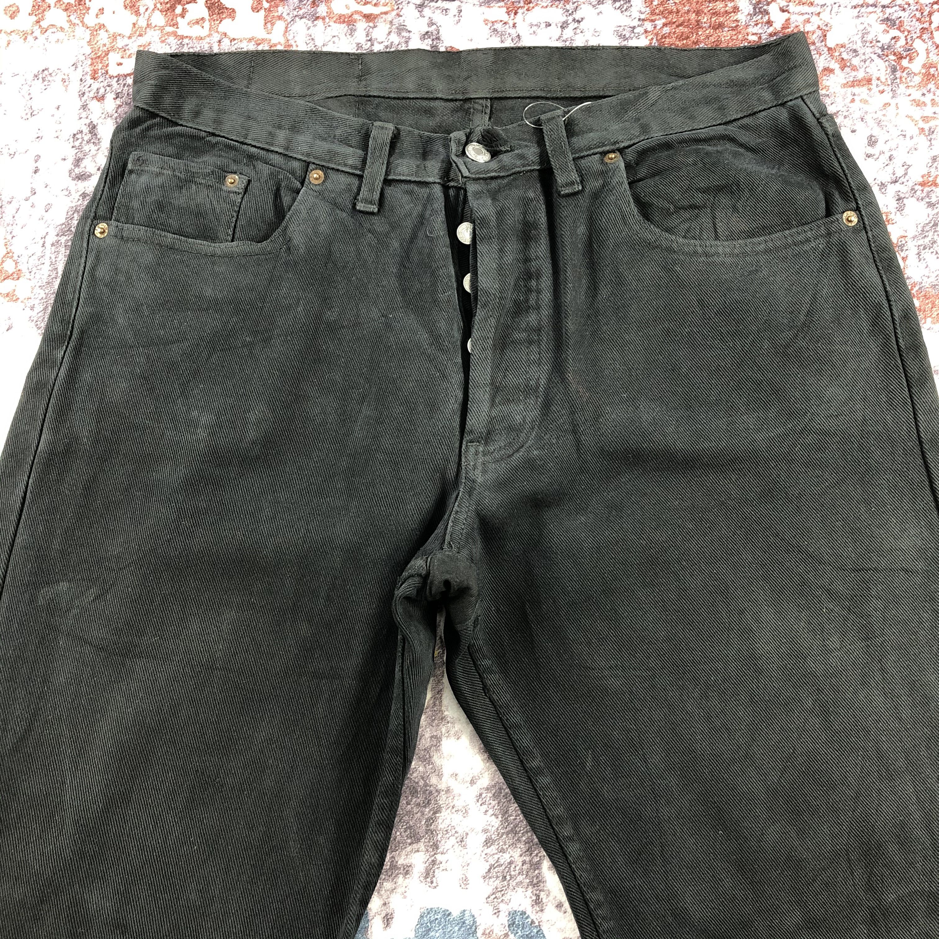 Levi's 90s Vintage Distress Levis 501 Jeans-JM2113 Size US 34 / EU 50 - 3 Thumbnail