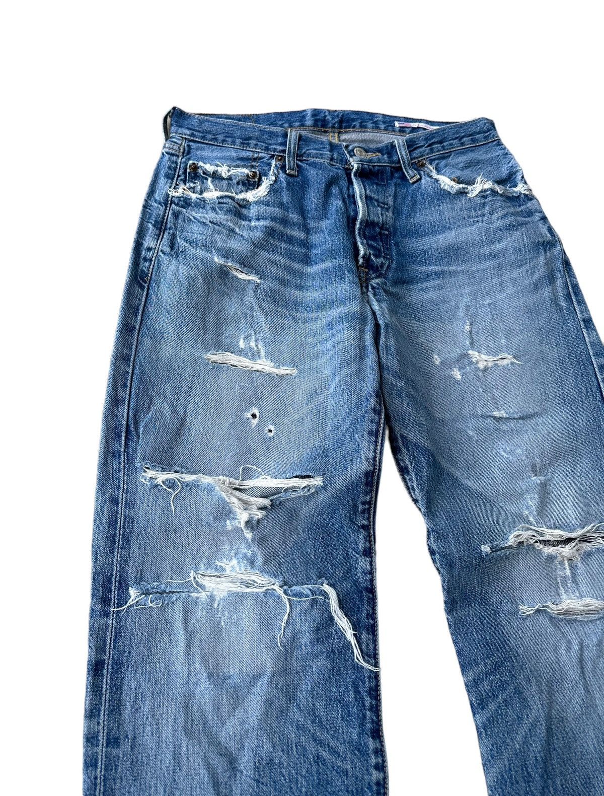 Levi's Vintage Levi’s distressed style denim jeans Size US 30 / EU 46 - 4 Thumbnail