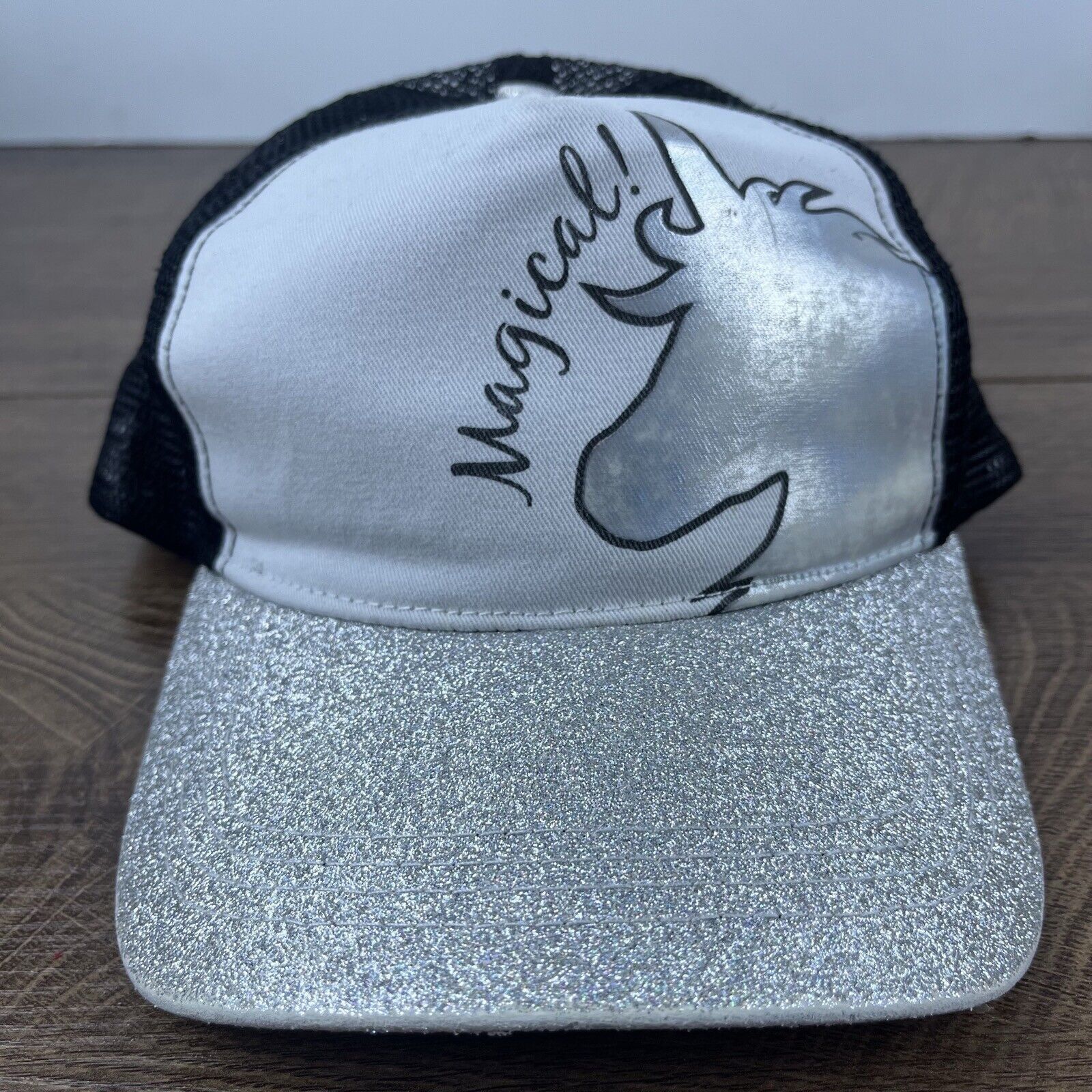 Other Magical Unicorn Hat Snapback Hat White Adjustable Hat Adult Size ONE SIZE - 1 Thumbnail