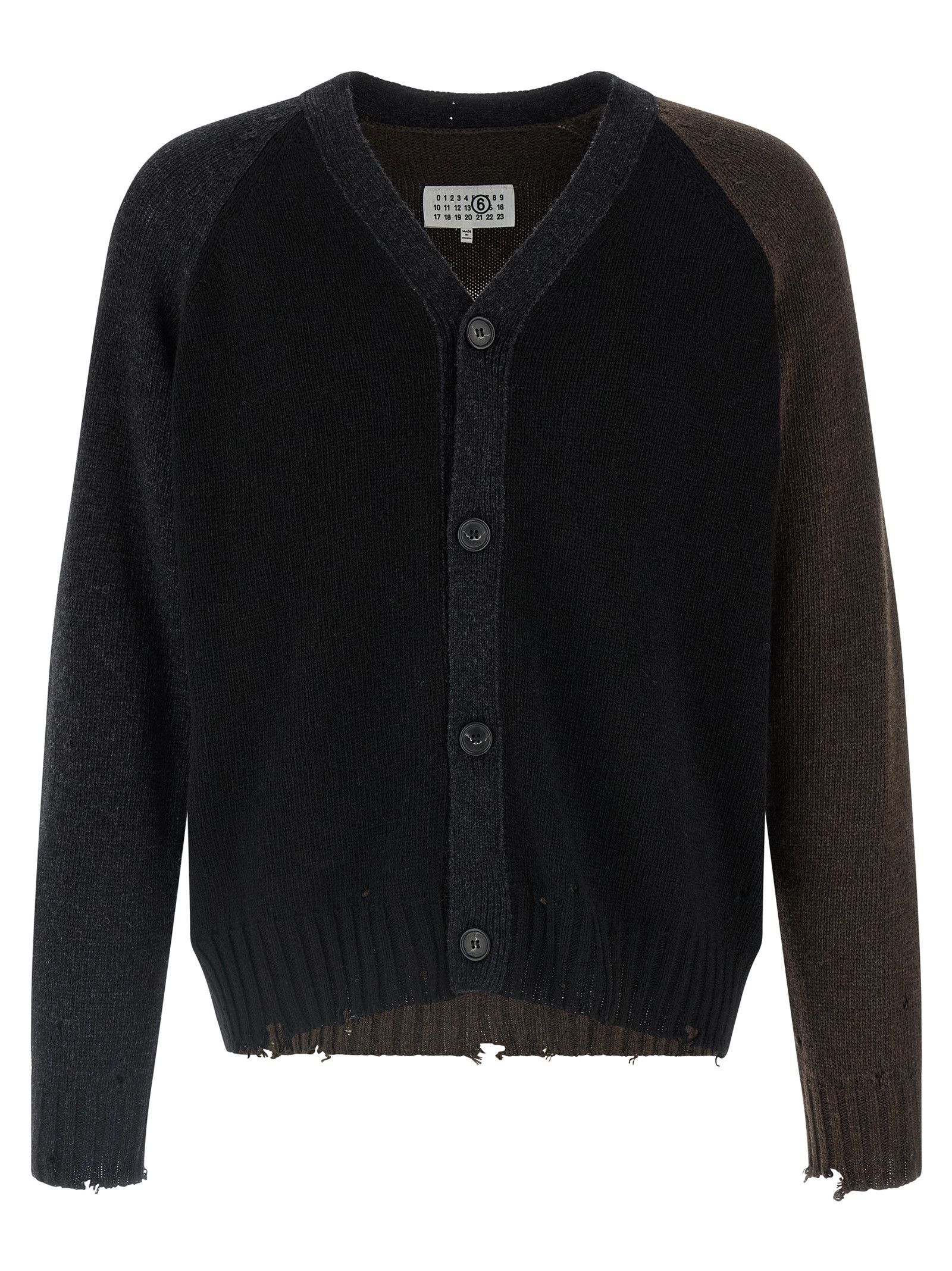 Maison Margiela Two-Tone Suede Patch Cardigan Size US L / EU 52-54 / 3 - 1 Thumbnail