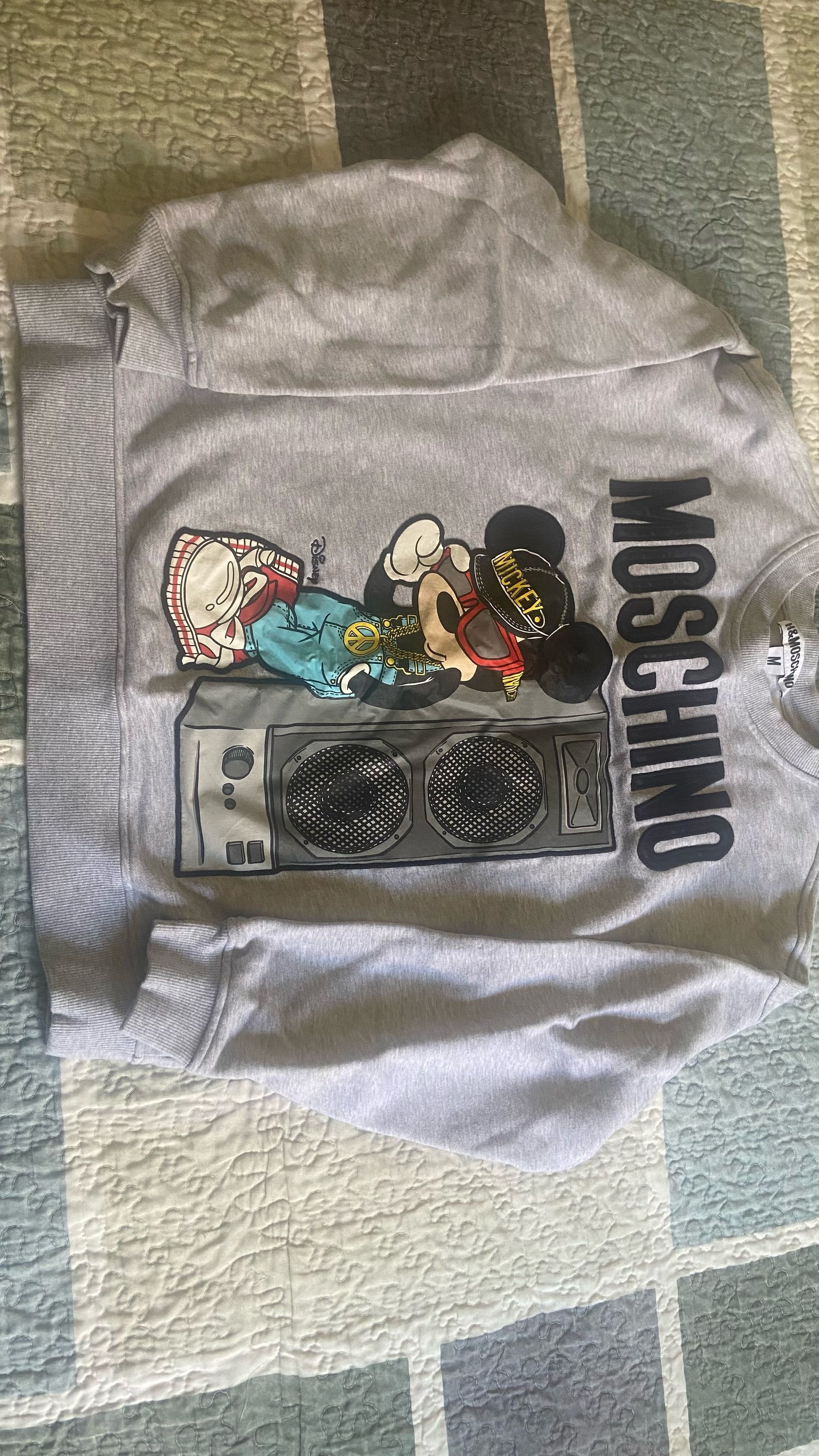 H&M × Moschino H&M X Moschino Mickey Mouse Crew Neck Size M / US 6-8 / IT 42-44 - 1 Thumbnail