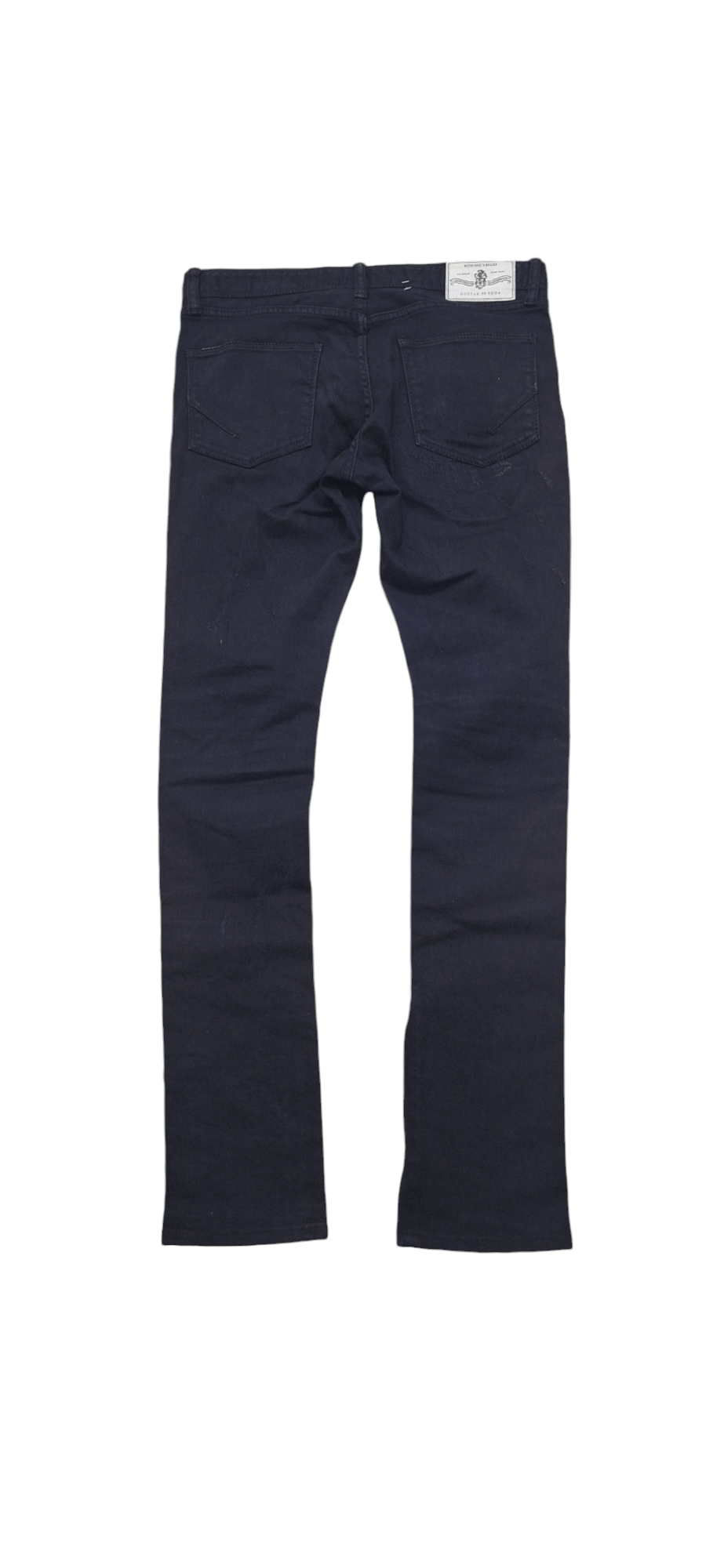 GOSTAR DE FUGA Gostar De Fuga Distressed Zipper Denim Size US 31 - 11 Thumbnail