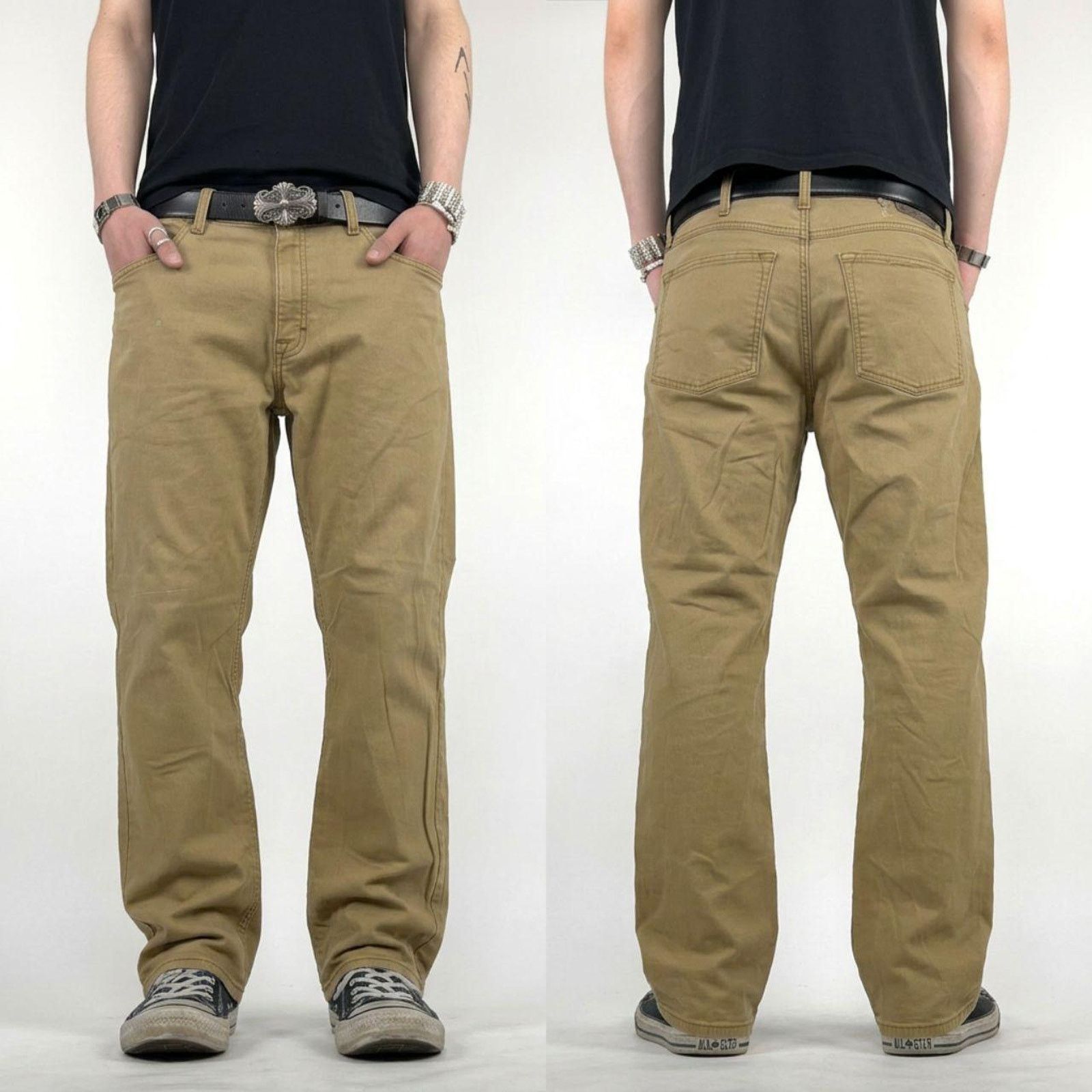 Evisu × Japanese Brand × Vintage Vintage y2k grunge faded wrangler archive skater work pants Size US 32 / EU 48 - 1 Thumbnail