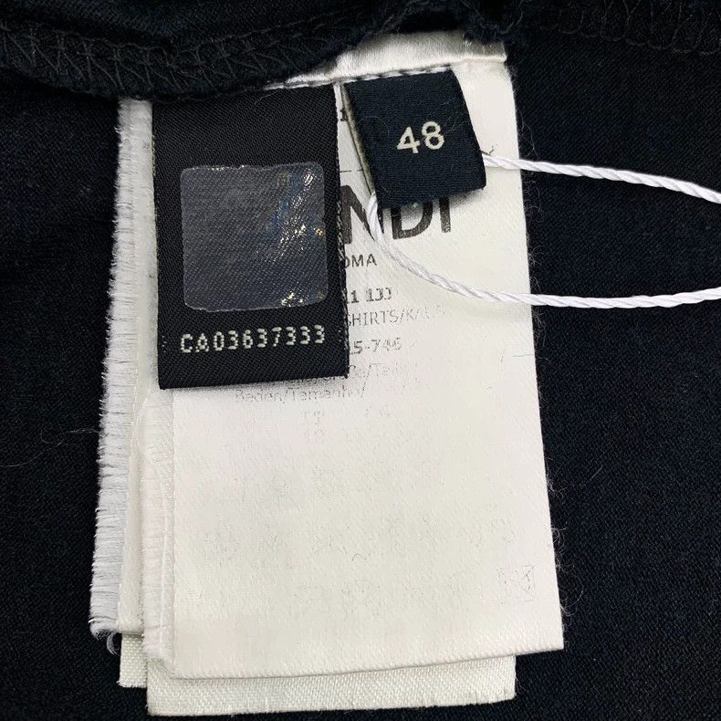 Fendi Fendi Black Long Sleeve Sweatshirt with Embellishments Size US M / EU 48-50 / 2 - 7 Thumbnail