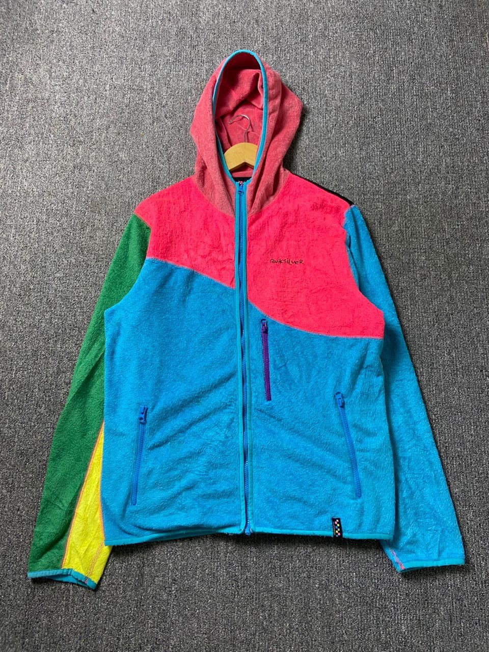 Quiksilver Quiksilver NEON ADIKT Multicolor Fleece Jacket (188) Size US L / EU 52-54 / 3 - 1 Thumbnail