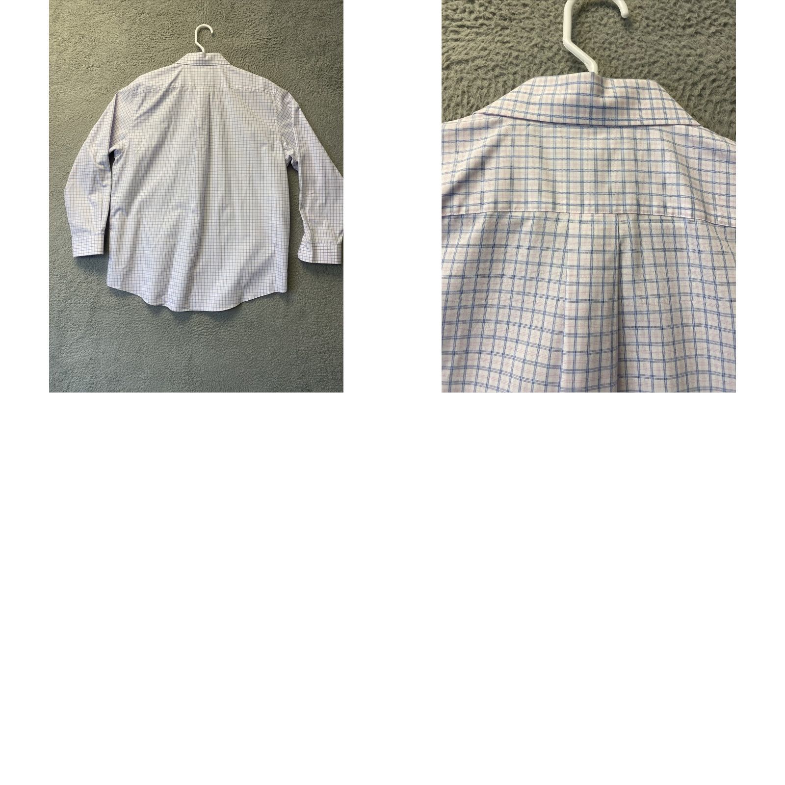 Croft & Barrow Croft & Barrow Shirt Men's 17.5 - 34/35 Purple Long Sleeve 100% Cotton /38-70 Size US XL / EU 56 / 4 - 8 Thumbnail