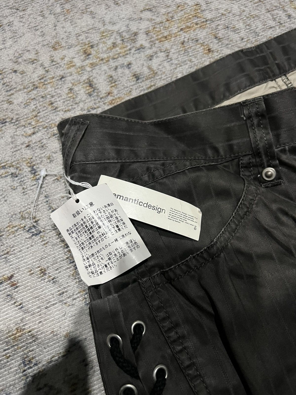 Tornado Mart Semantic Design Lace Up Flared Pants LGB If Six Was Nine Size US 31 - 5 Thumbnail