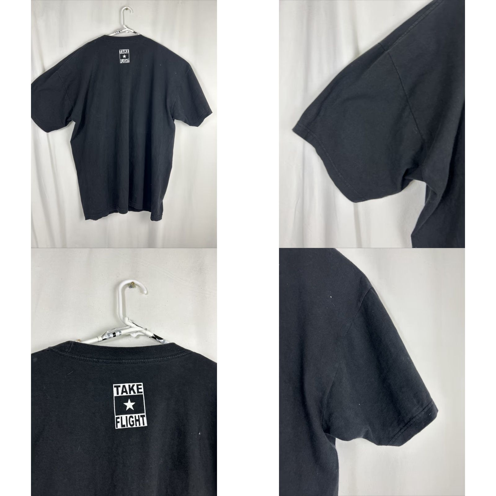 Vintage VINTAGE Take flight Mens 4XL Short Sleeve Black T-Shirt Native Woman Aztec Headdress Take Flight Mens 4XL Short Sleeve Black T-Shirt Aztec Size US XXL / EU 58 / 5 - 8 Thumbnail
