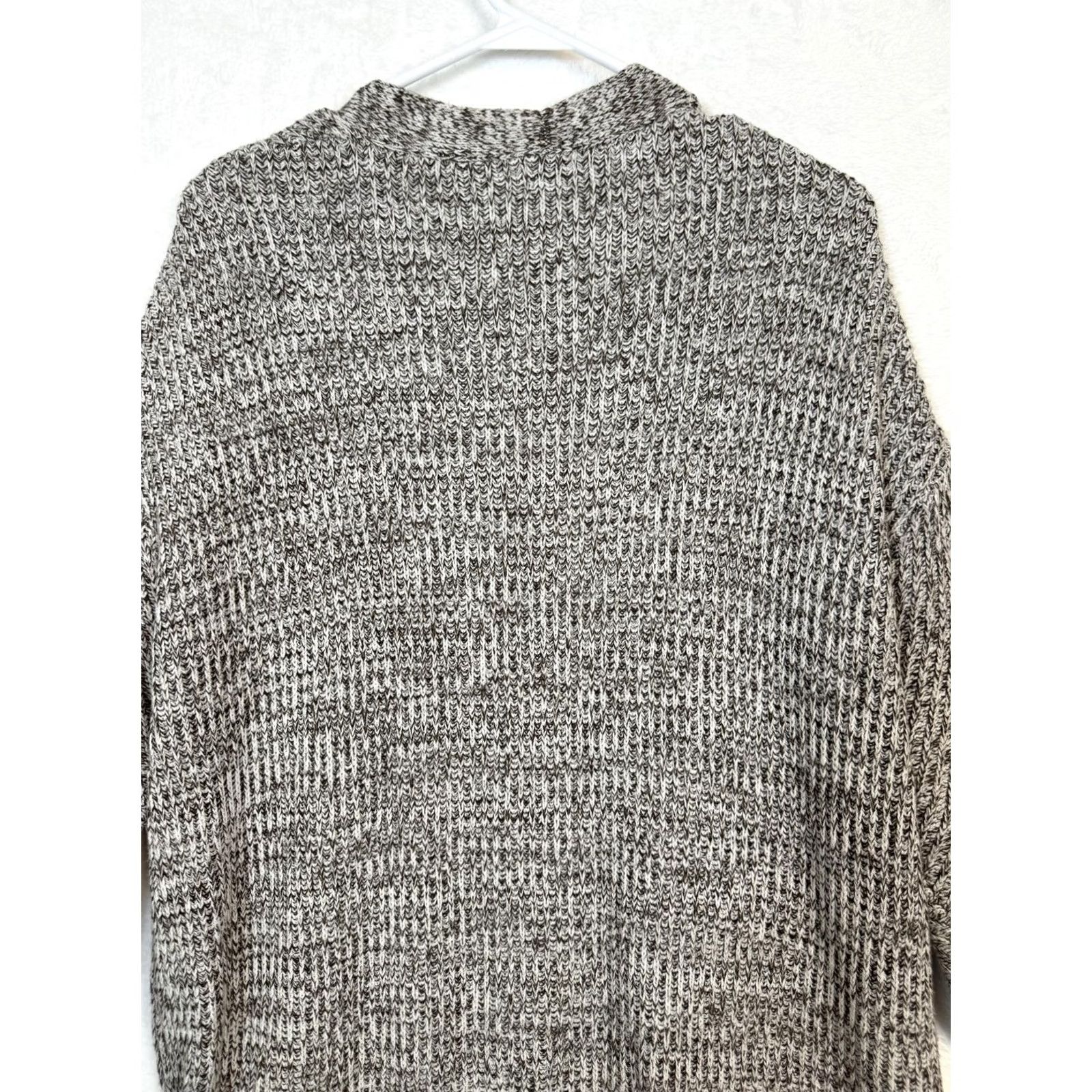 Vintage A New Day Cardigan Sweater Women’s S Long Waisted Knit Closed Open Front V-Neck Raglan Sleeve Brown Fall Winter Size S / US 4 / IT 40 - 7 Thumbnail