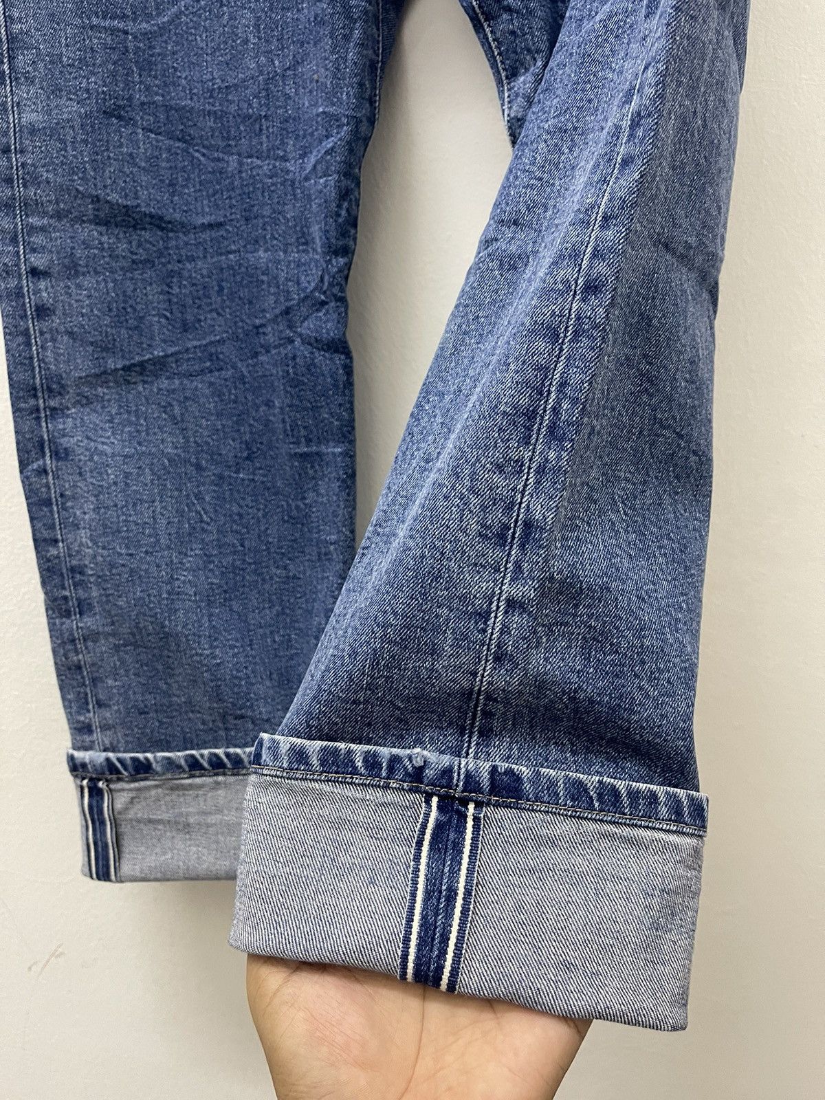 Levi's Made & Crafted Rare LEVIS MADE & CRAFTED 501 Crop Big E Selvedge Size US 26 / EU 42 - 8 Thumbnail
