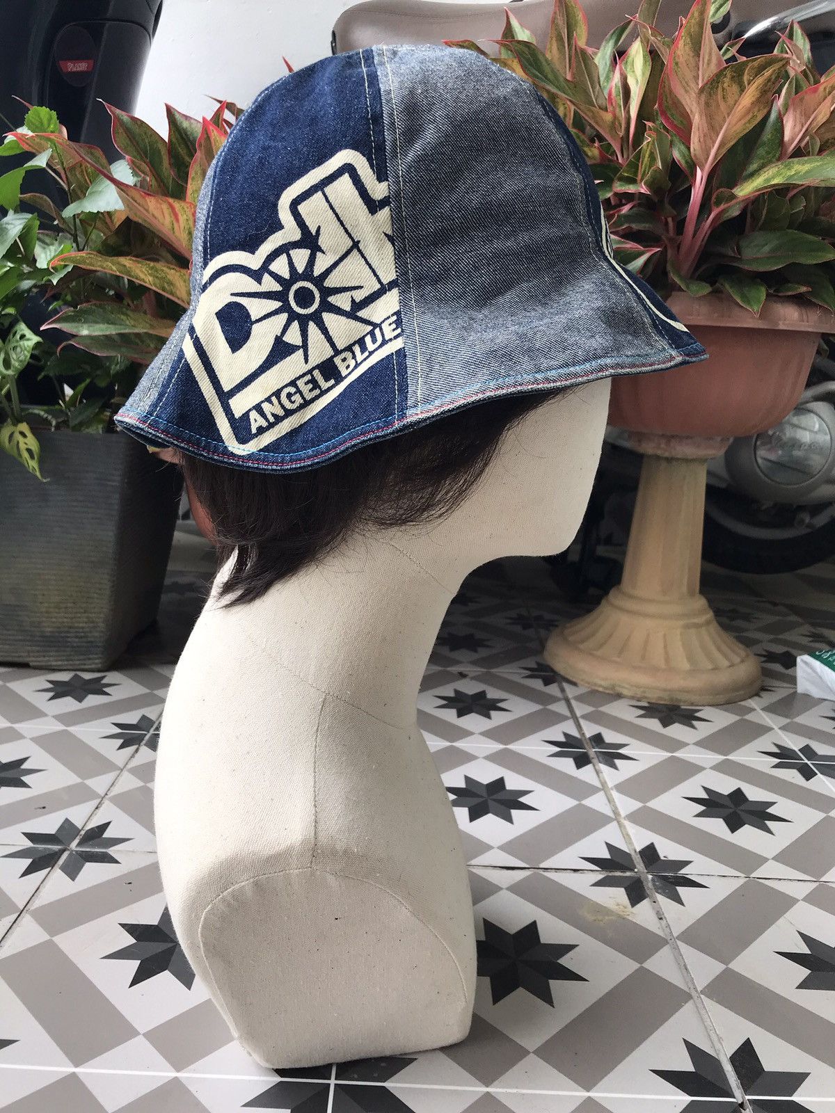 Angel Blue × Hysteric Glamour × Japanese Brand ANGEL BLUE PATCHWORKS CAP HAT BY HYSTERIC GLAMOUR 🇯🇵 Size ONE SIZE - 17 Thumbnail
