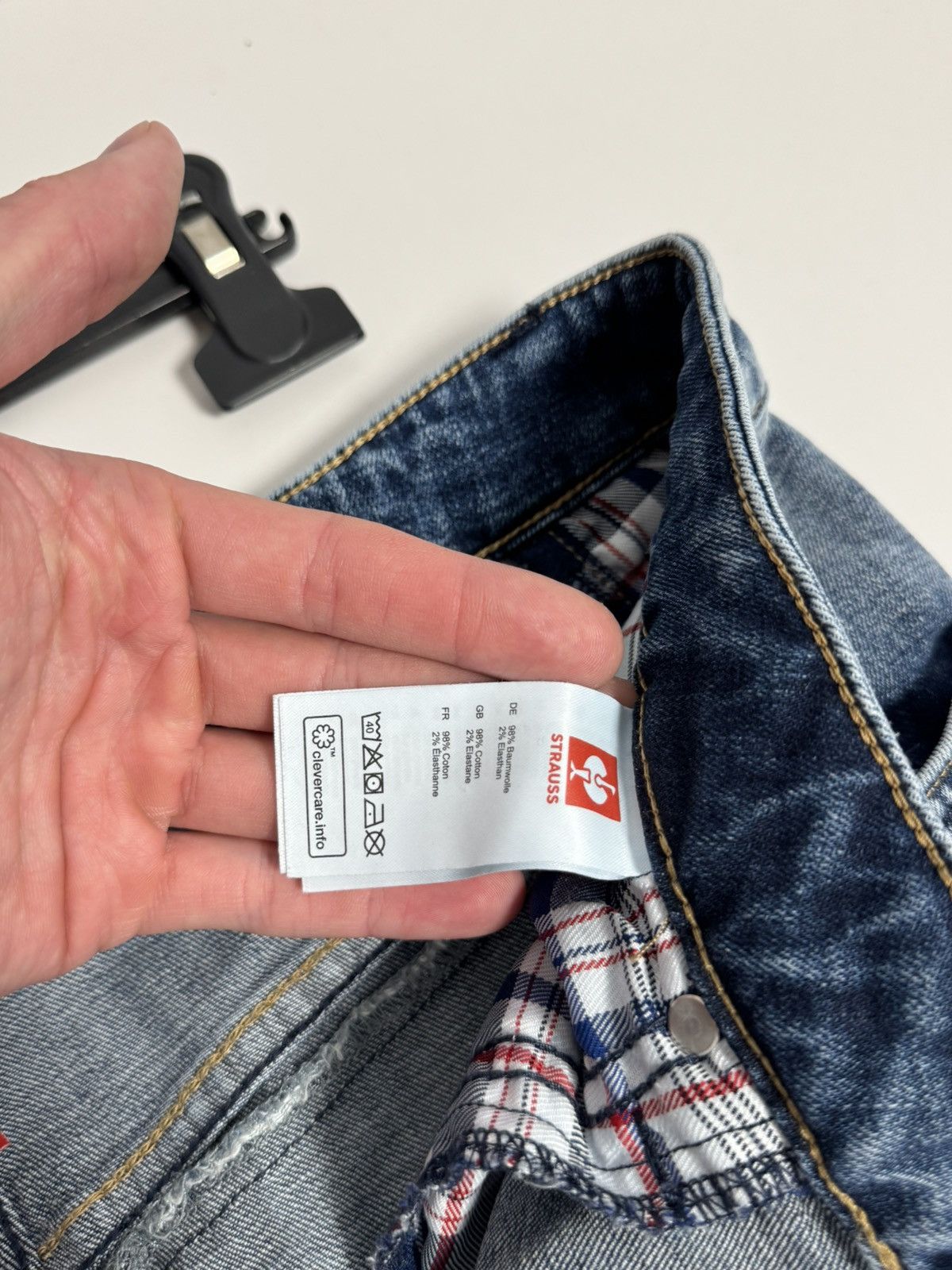 Stewart & Strauss Engelbert Strauss Workwear Denim Pants Size US 34 / EU 50 - 17 Thumbnail