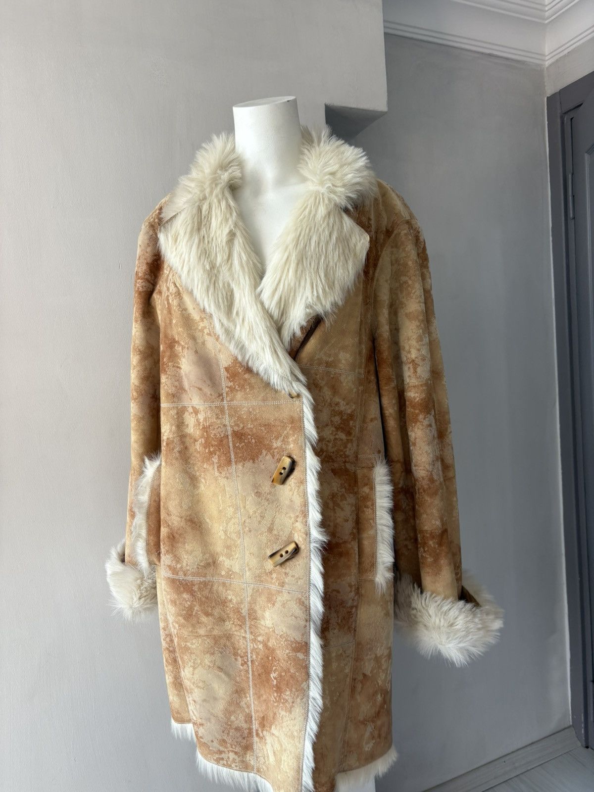 Vintage y2k leather coat Size XL / US 12-14 / IT 48-50 - 16 Thumbnail
