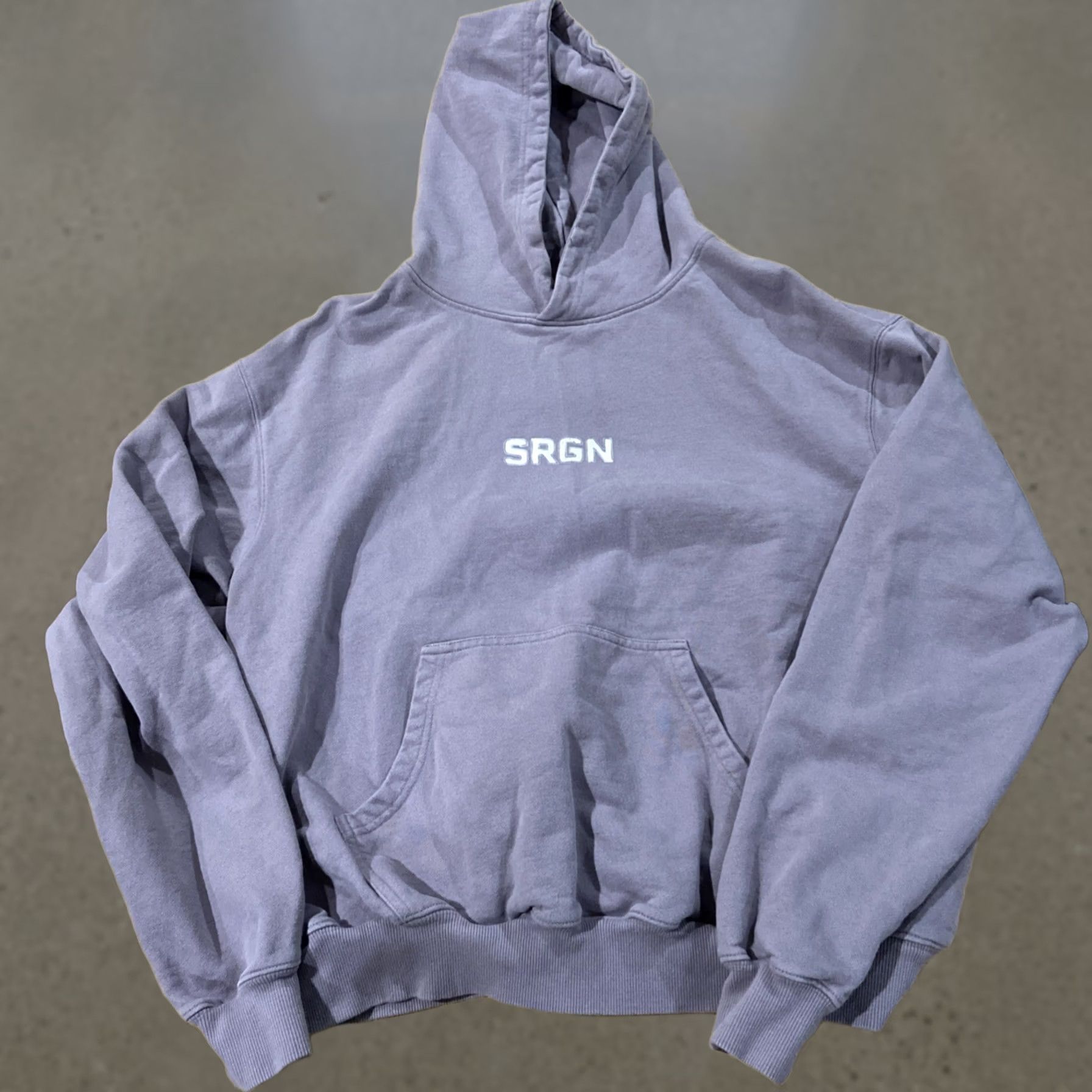 Vintage Shoe Surgeon Hoodie Mens S Lavender Pullover Sweatshirt Merch Graphic Print Logo Sweater Winter Fall Regular Cotton Fleece Purple Men Size US S / EU 44-46 / 1 - 1 Thumbnail