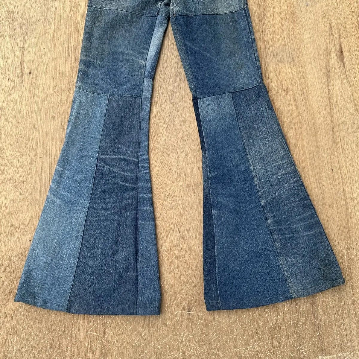 Hysteric Glamour FLARE/BOOTCUT‼️VTG BOBSON JEANS PATCHWORK VERY RARE WIDE LEG Size US 26 / EU 42 - 5 Thumbnail