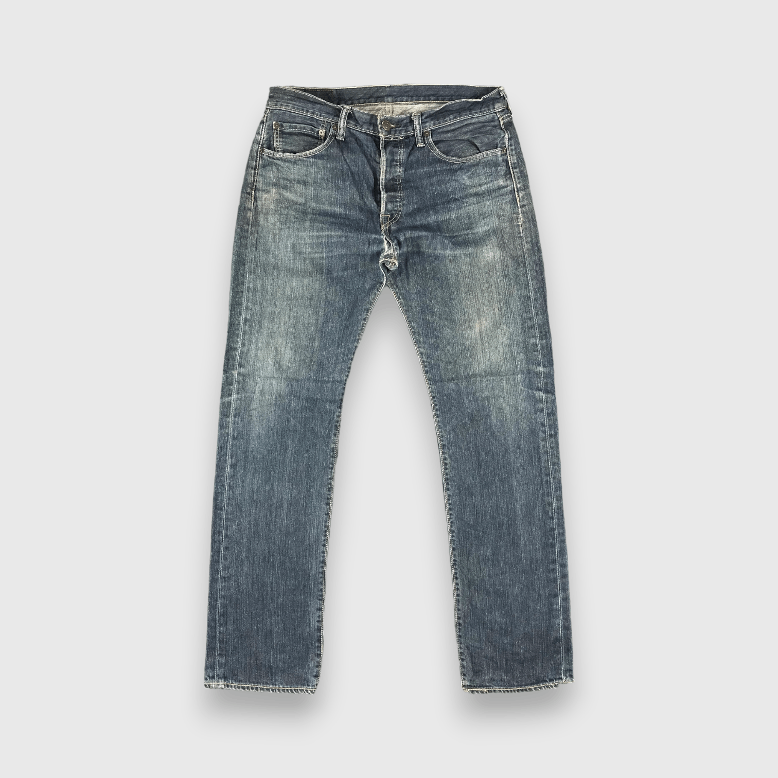 Levi's Vintage Faded Black Levis 501 Jeans-J2646 Size US 33 - 1 Thumbnail