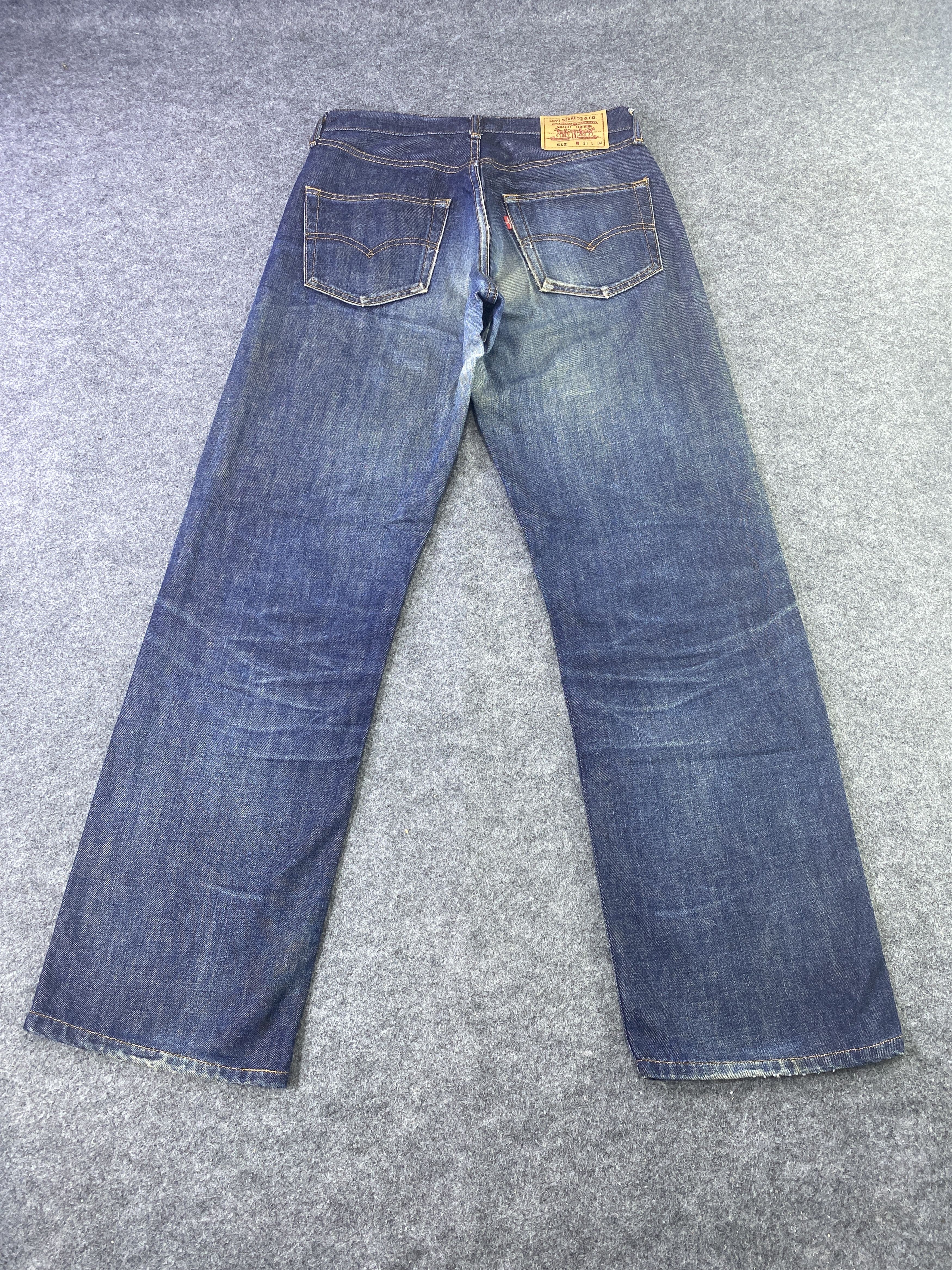 Levi's Vintage Levi's 512 Blue Wash Jeans - J913 Size US 31 - 4 Thumbnail