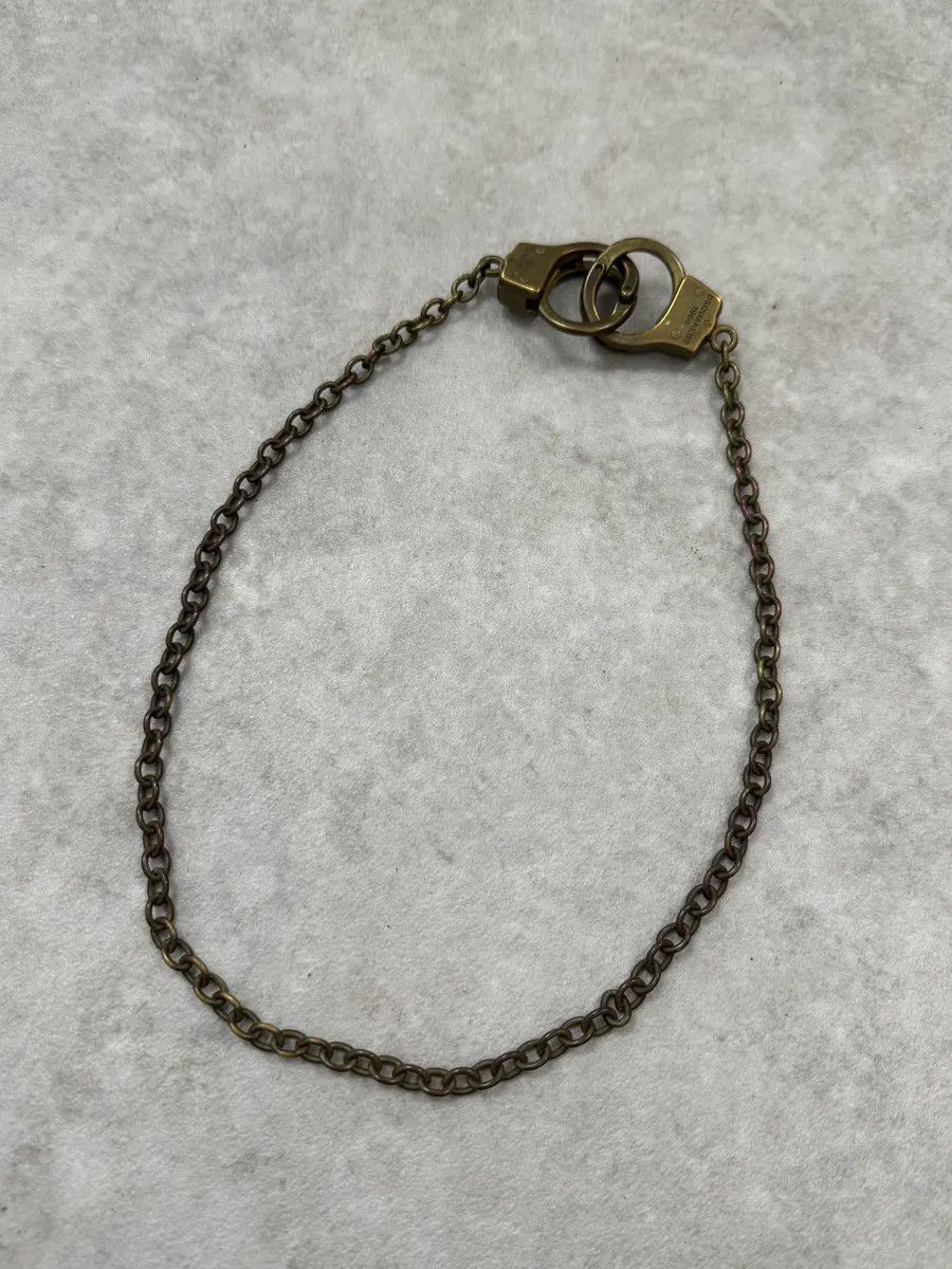 Dsquared2 2015 Dsquared2 Gold Brass Handcuff Chain Necklace Penitentiary Edition Size ONE SIZE - 2 Thumbnail