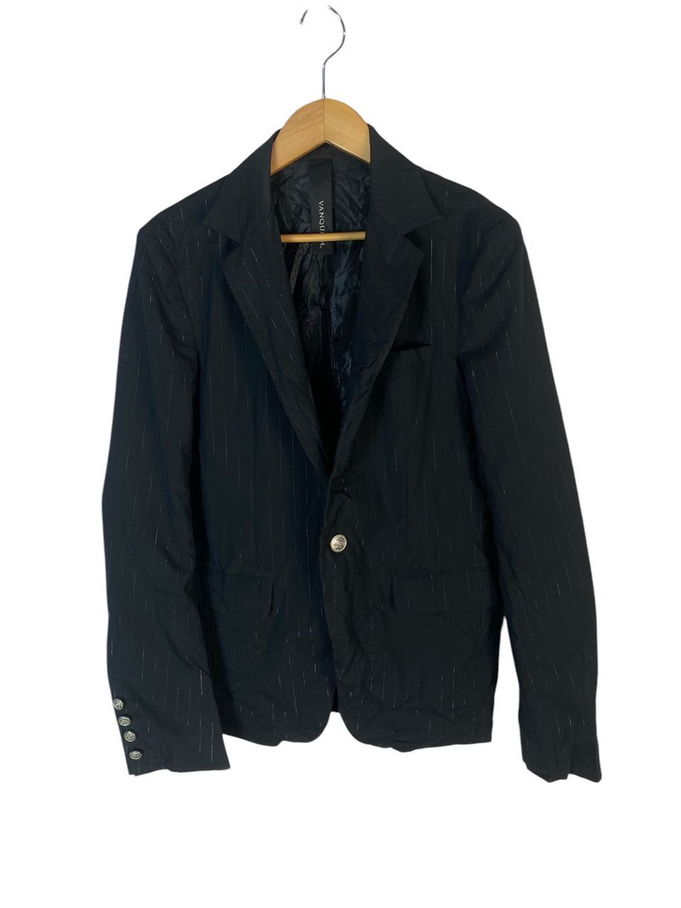 Designer × Vanquish Vanquish stripe blazer jacket Size US S / EU 44-46 / 1 - 1 Thumbnail