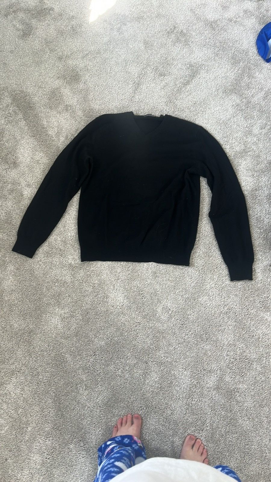Saks Fifth Avenue Black Cashmere Sweater Size US M / EU 48-50 / 2 - 1 Thumbnail