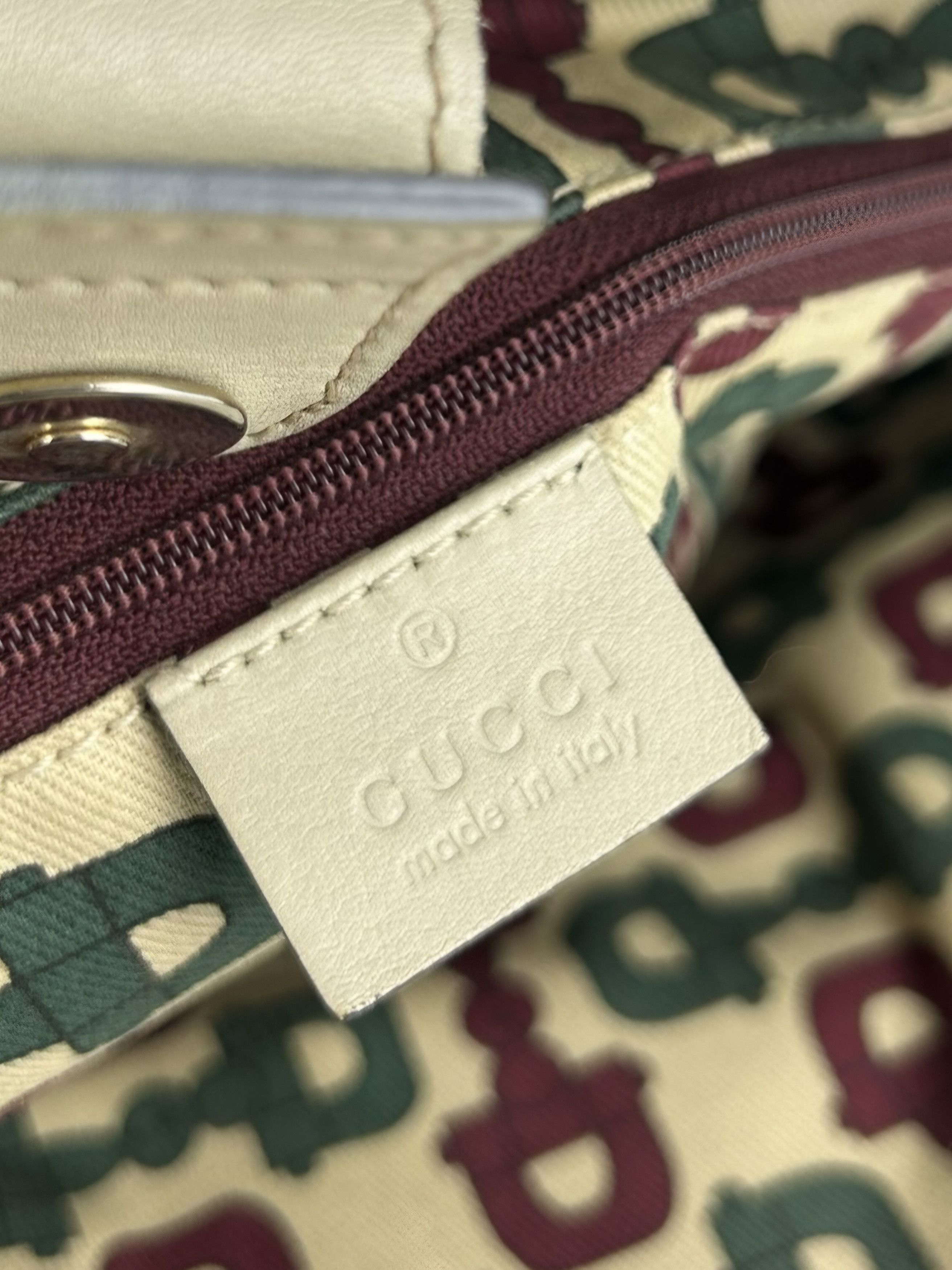 Gucci Gucci guccissima sukey medium size leather handbag Size ONE SIZE - 18 Thumbnail