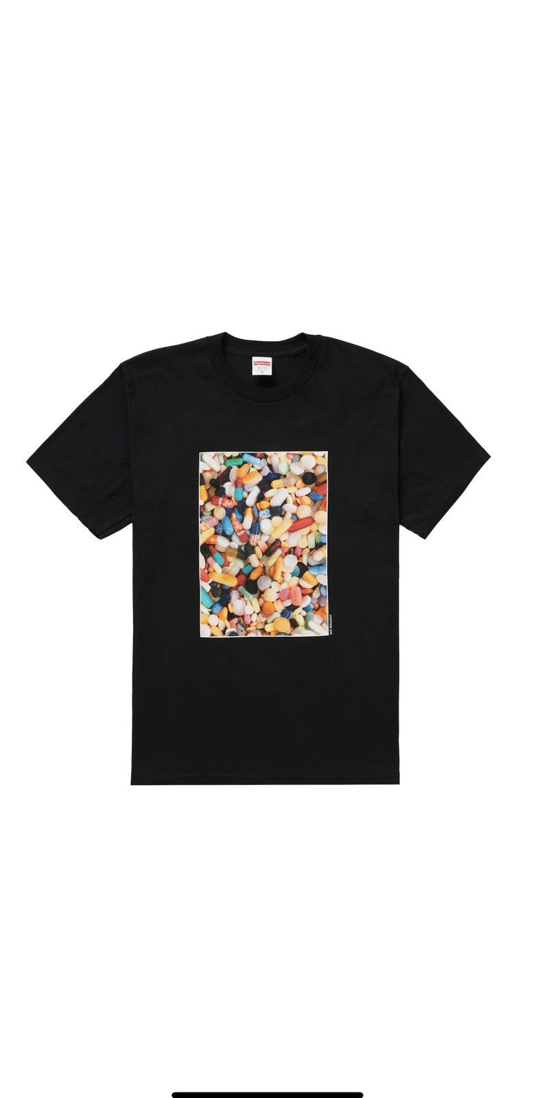 image of Supreme Pills Tee in Black, Men's (Size XL)