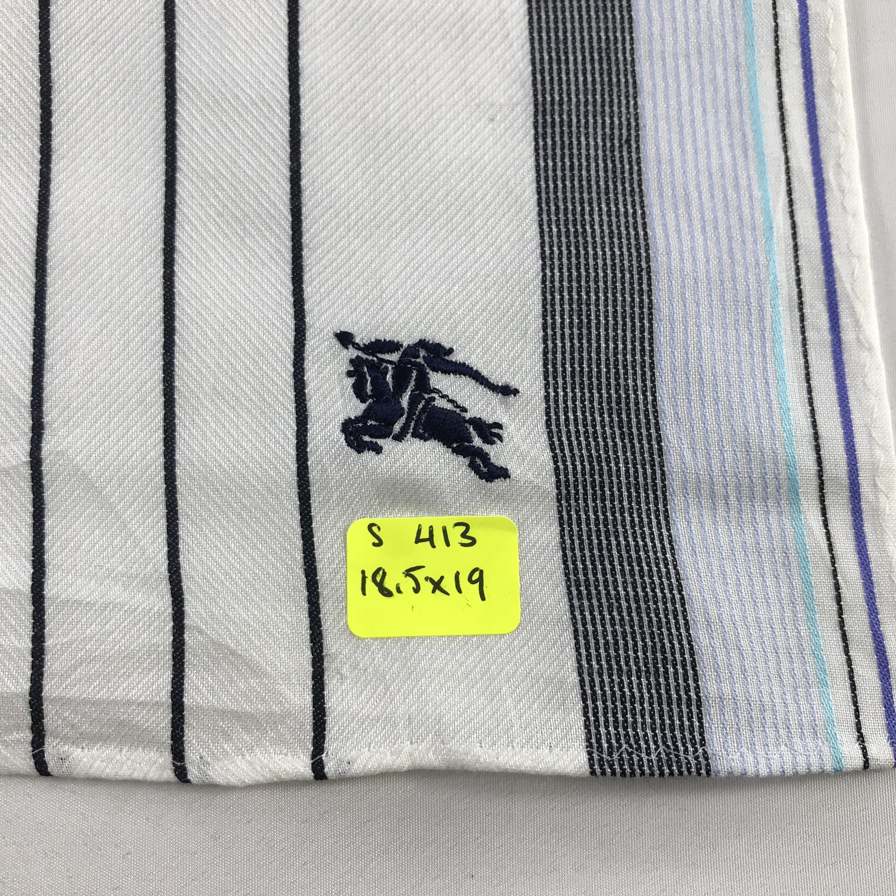 Burberry × Vintage Burberry Bandana / Handkerchief / Neckerchief - S413 Size ONE SIZE - 5 Thumbnail