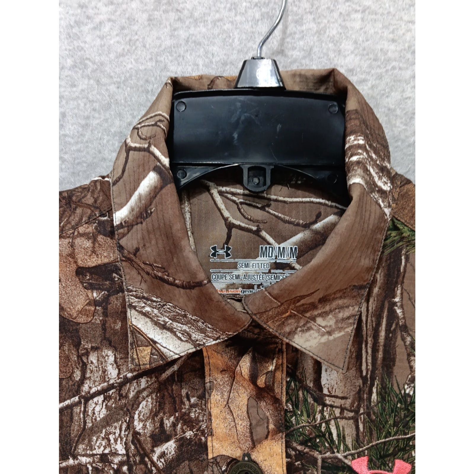 Under Armour Under Armour Shirt Women Medium Camouflage Long Sleeve Button Up Lightweight Casual Military Outdoor 90s? Size M / US 6-8 / IT 42-44 - 4 Thumbnail