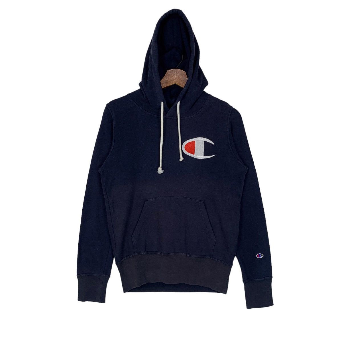 Champion Vintage Vintage Champion Hoodie Sweatshirt Big Logo Grailed