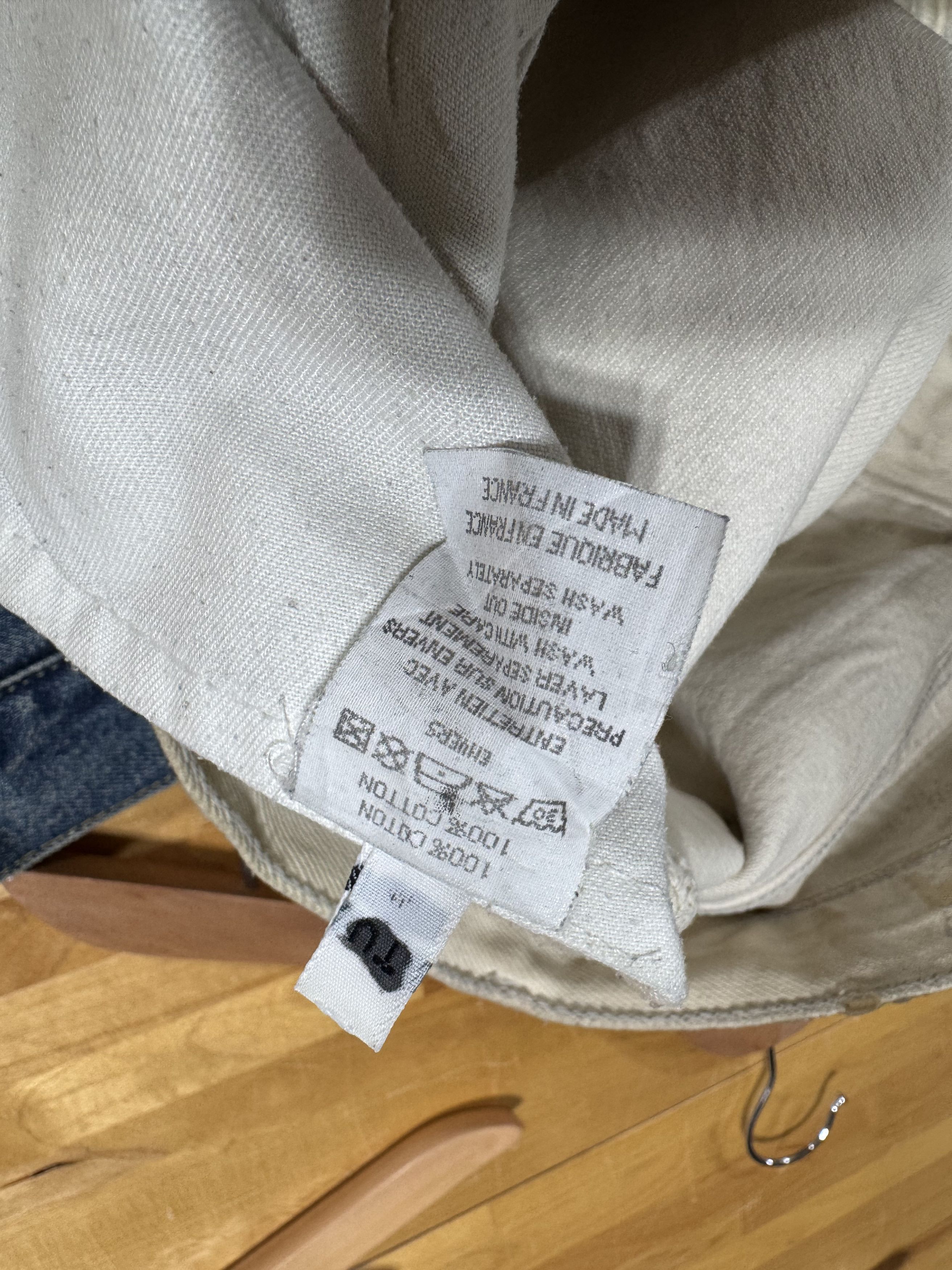 Maison Margiela Margiela ARTISANAL RARE ‘99 Silver Painted Jeans White 1999 Size US 32 / EU 48 - 10 Thumbnail