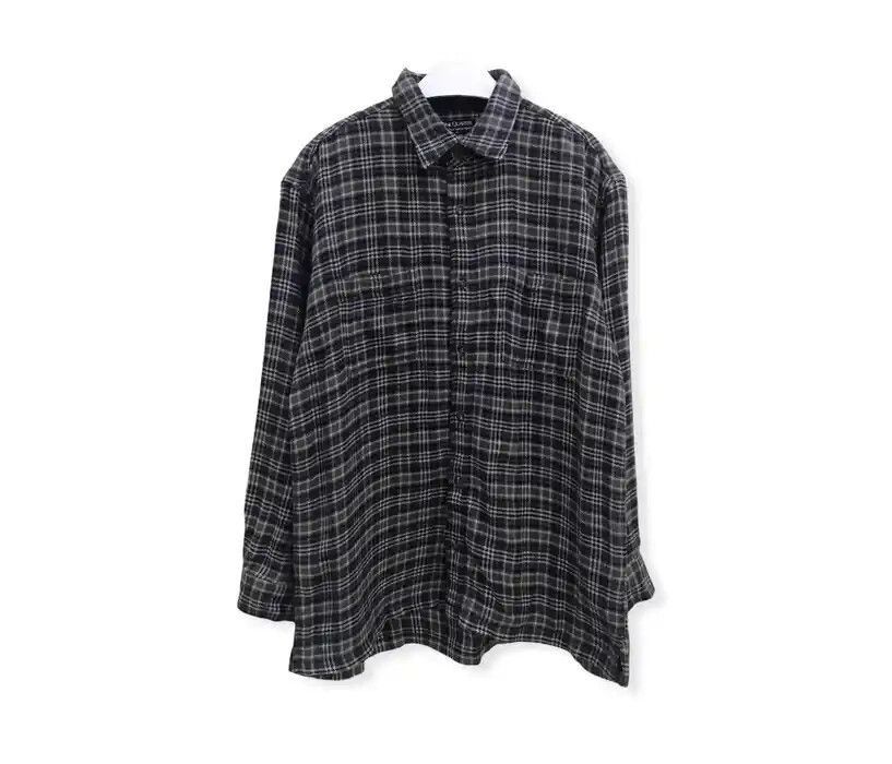 image of One Quarter Flannel Shirt, Men's (Size Large)