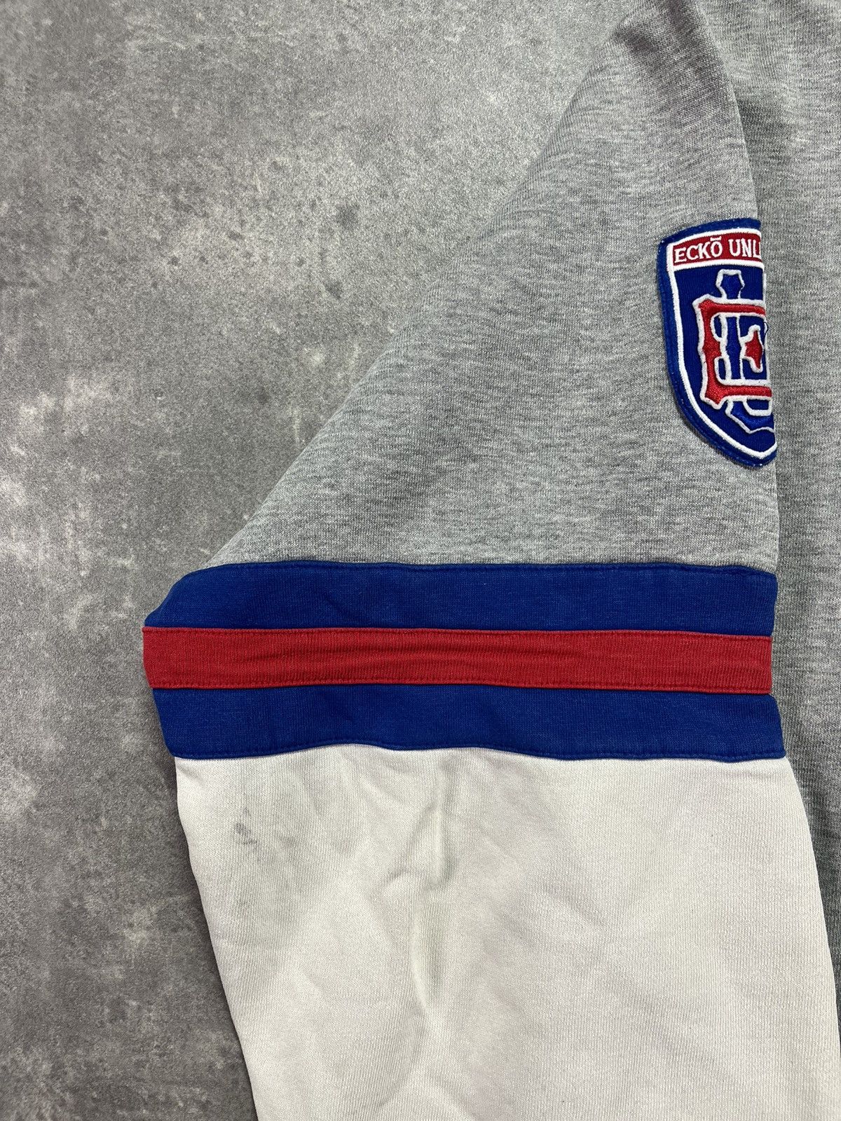 Ecko Unltd. Ecko Unltd. Big Logo Mega Baggy Boxy Colourblock Hoodie XXL Size US XXL / EU 58 / 5 - 4 Thumbnail