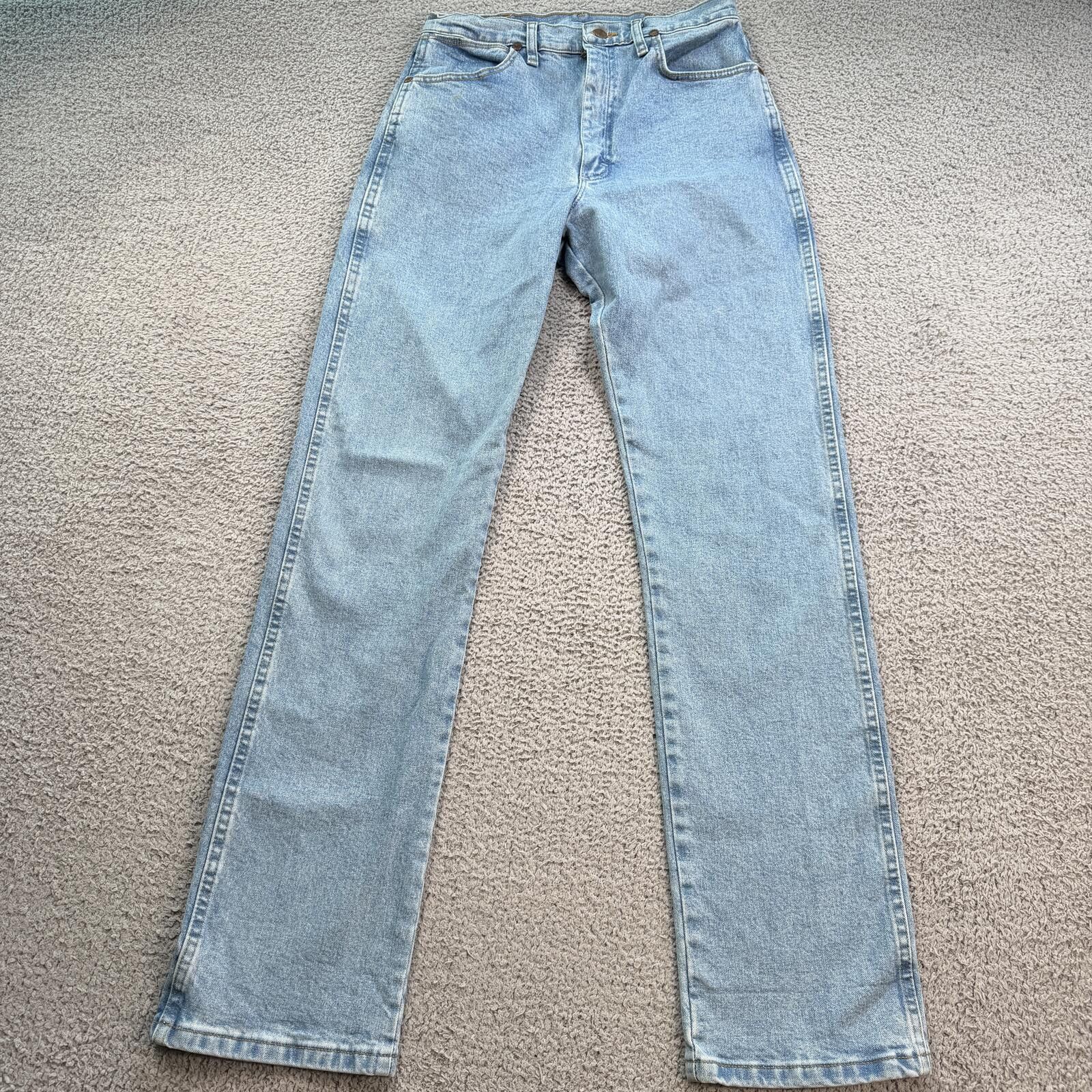Wrangler Y2K Wrangler Light Wash Straight Leg Jeans Womens 28x34 Size 28" / US 6 / IT 42 - 1 Thumbnail