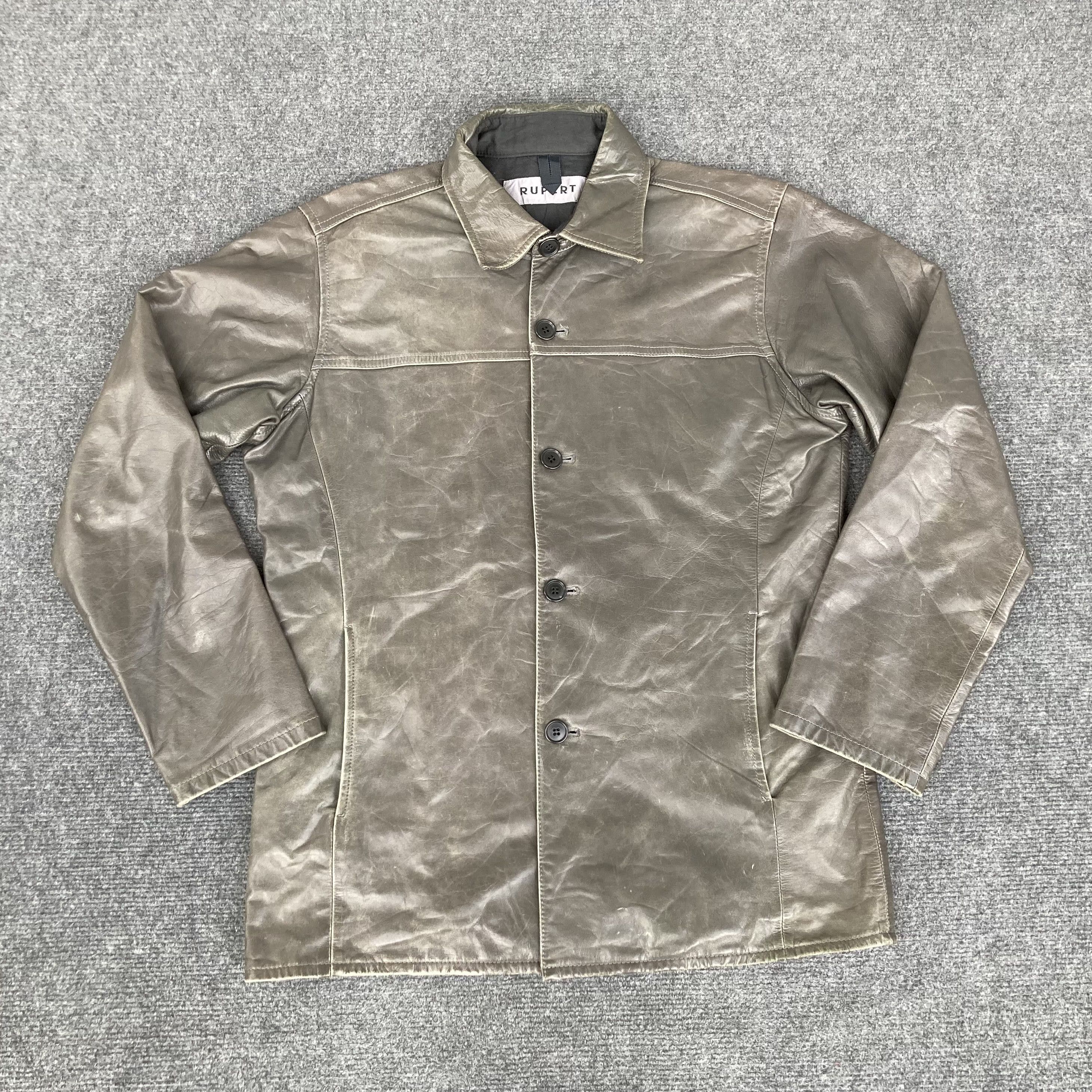 Designer × Japanese Brand Vtg Rupert Japanese Brand Leather Jacket Size US S / EU 44-46 / 1 - 1 Thumbnail