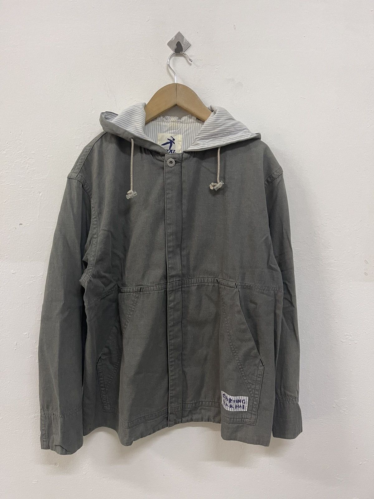 Hai Sporting Gear × Issey Miyake × Japanese Brand Hai Sporting Gear Cotton Denim Jacket Size US M / EU 48-50 / 2 - 1 Thumbnail