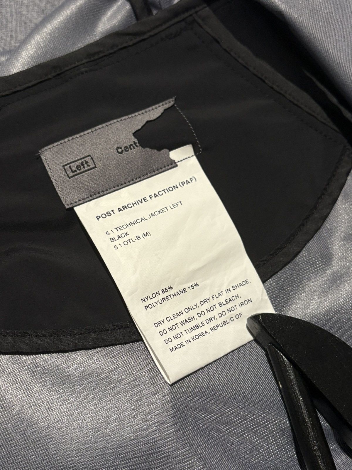 POST ARCHIVE FACTION (PAF) 5.1 Left Technical 3-in-1 Jacket Black Size US M / EU 48-50 / 2 - 9 Thumbnail