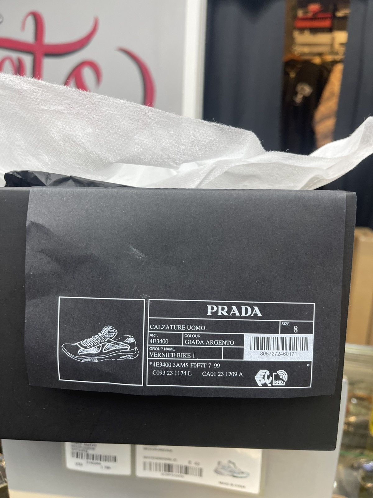 Prada Size 8/41EU - Prada Arena Low Tops Light Blue Size US 8 / EU 41 - 12 Thumbnail